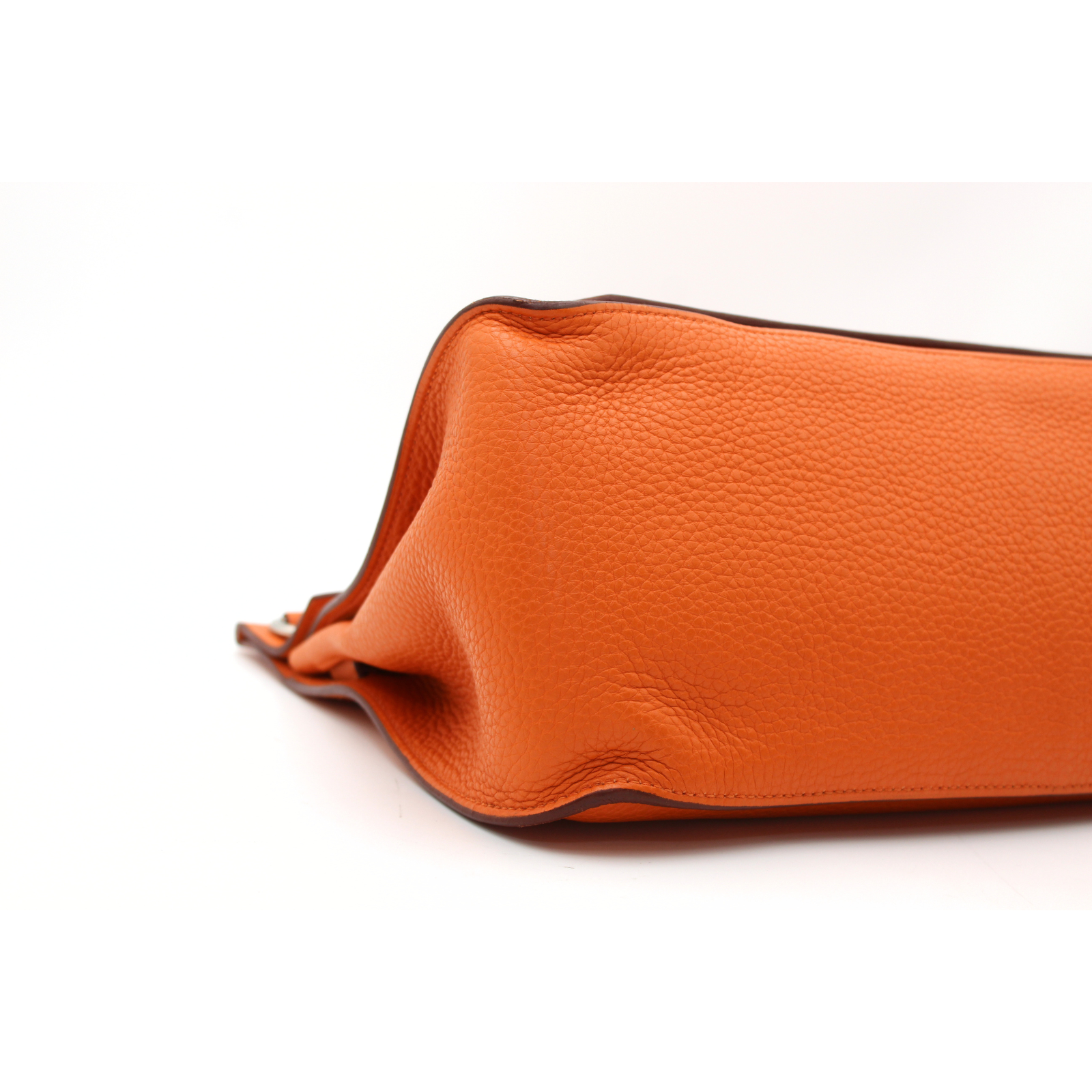 Jypsiere 34 Taurillon Clemence Orange Crossbody Bag