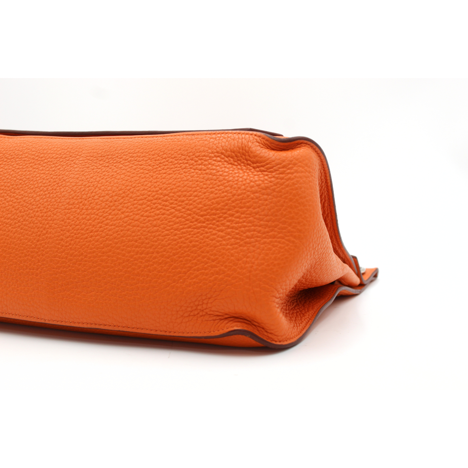 Jypsiere 34 Taurillon Clemence Orange Crossbody Bag
