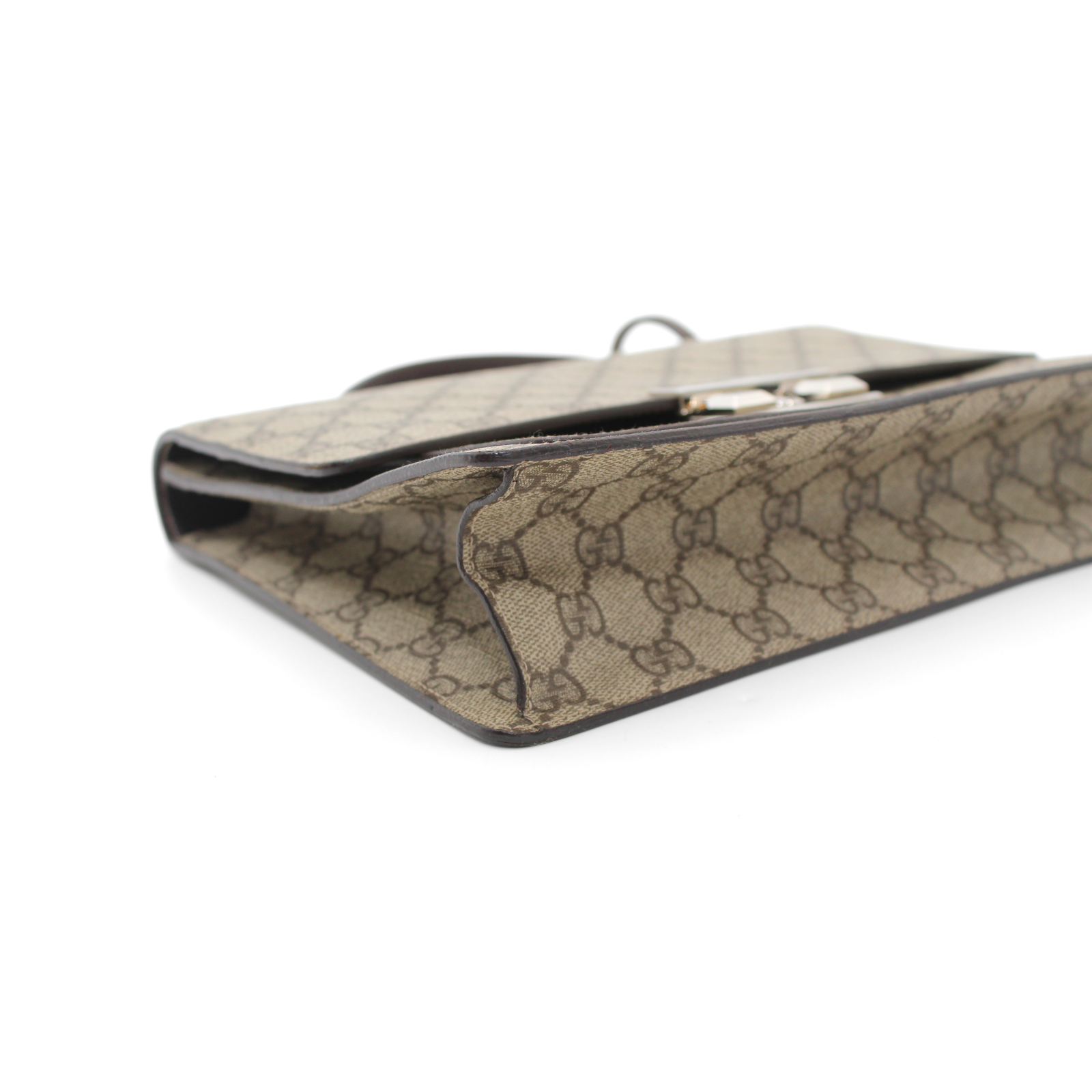 GG-Supreme Beige Coated Canvas Handbag