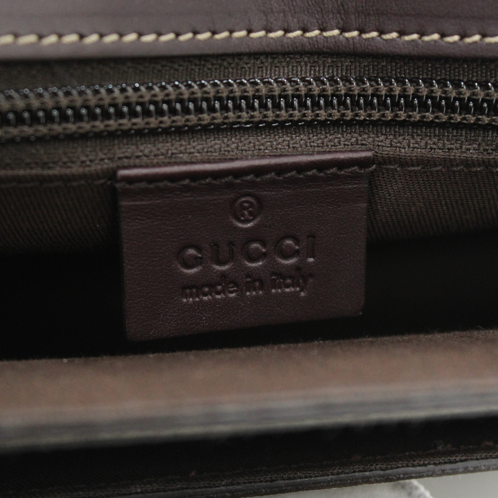 GG-Supreme Beige Coated Canvas Handbag