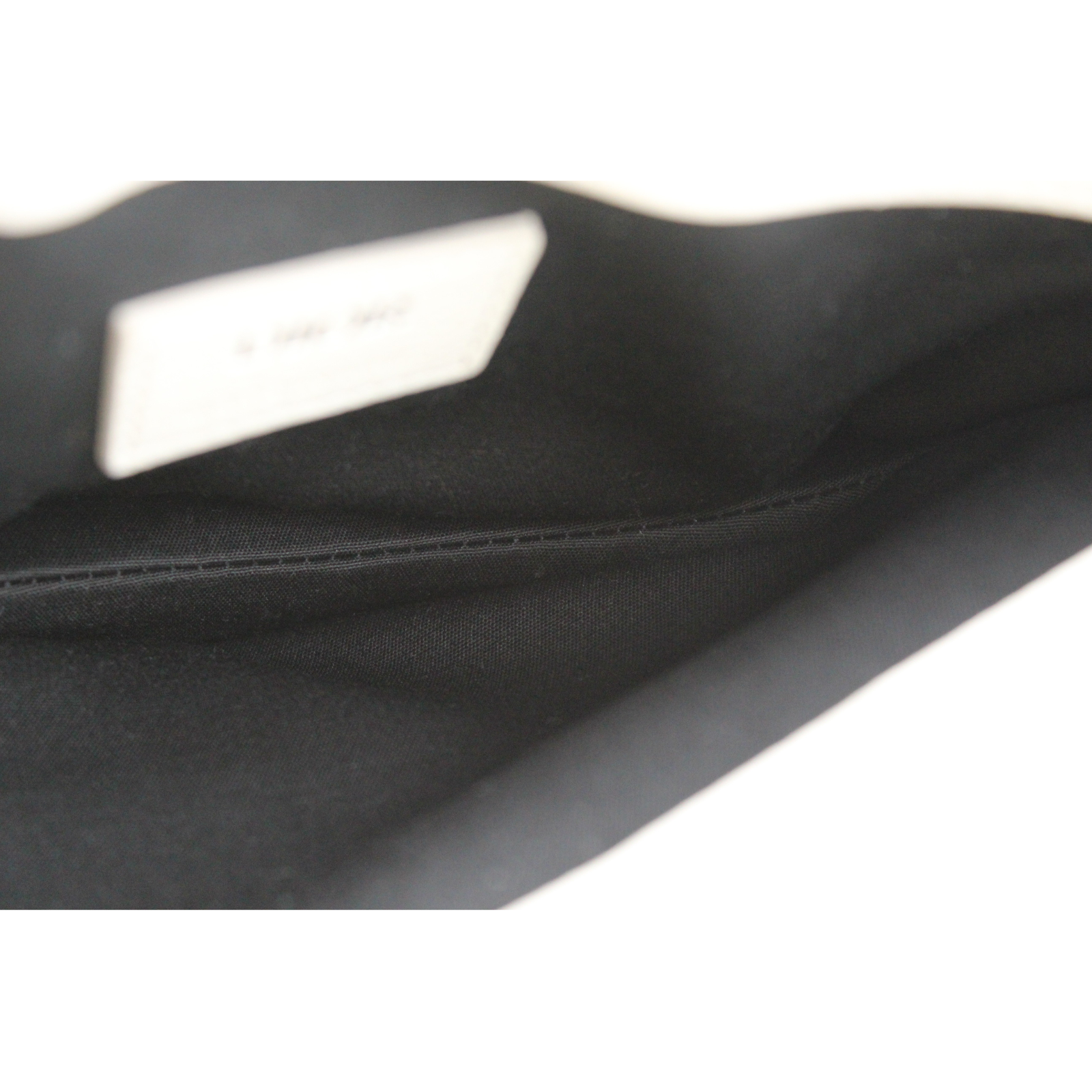 Saddle Messenger Oblique Canvas White Crossbody Bag