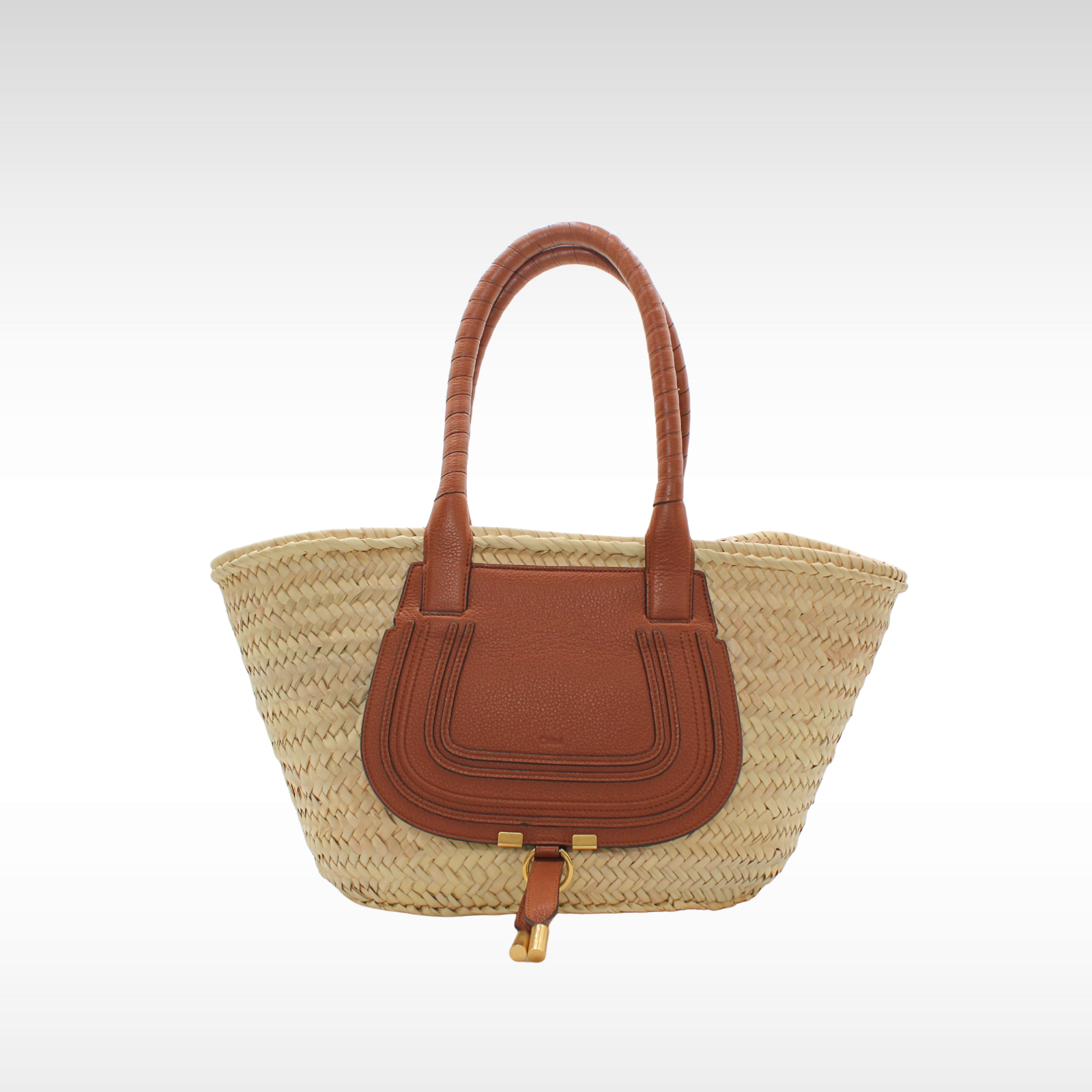 Marcia Basket Bag Medium Raffia Handbag