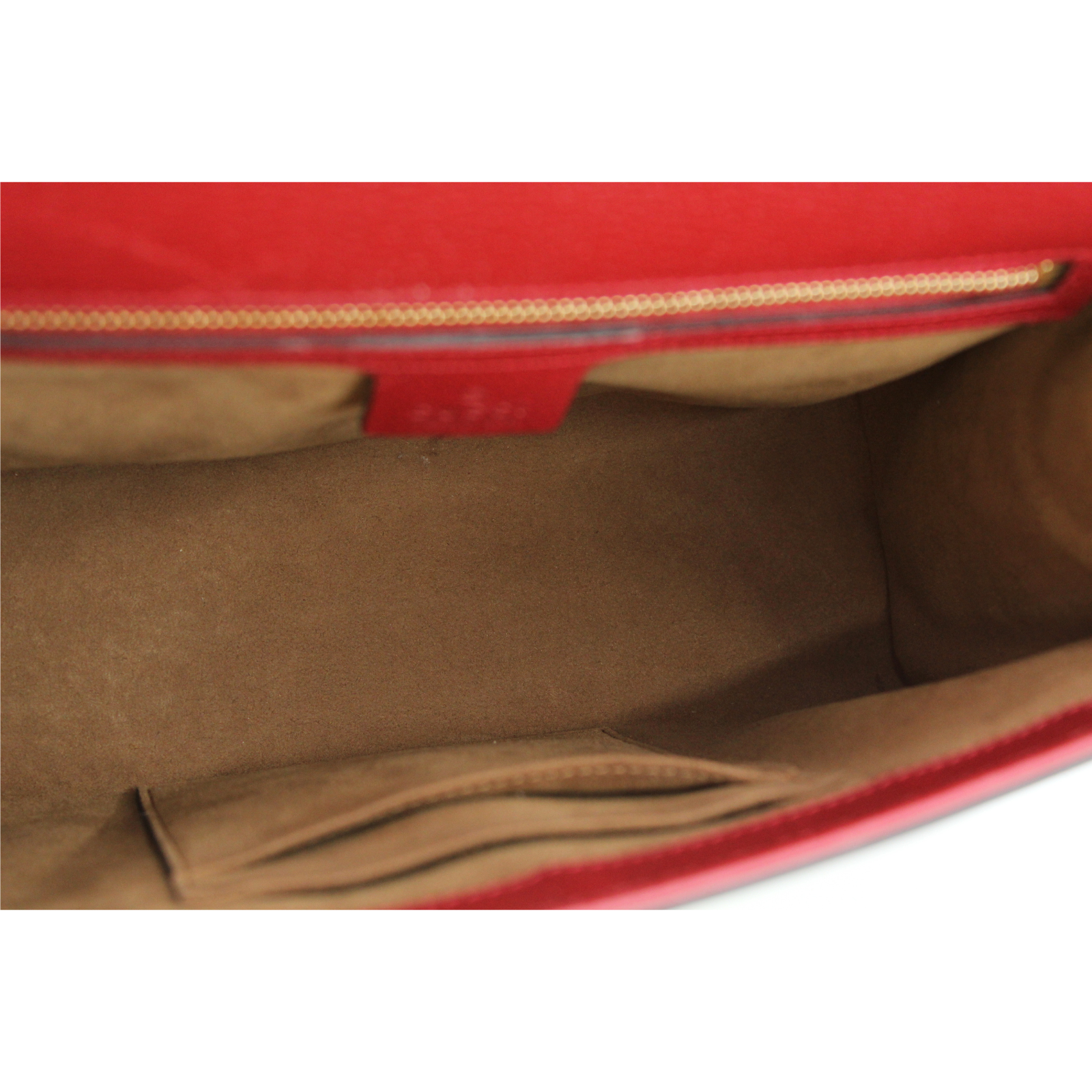 Padlock GG-Supreme Beige + Red Shoulder Bag