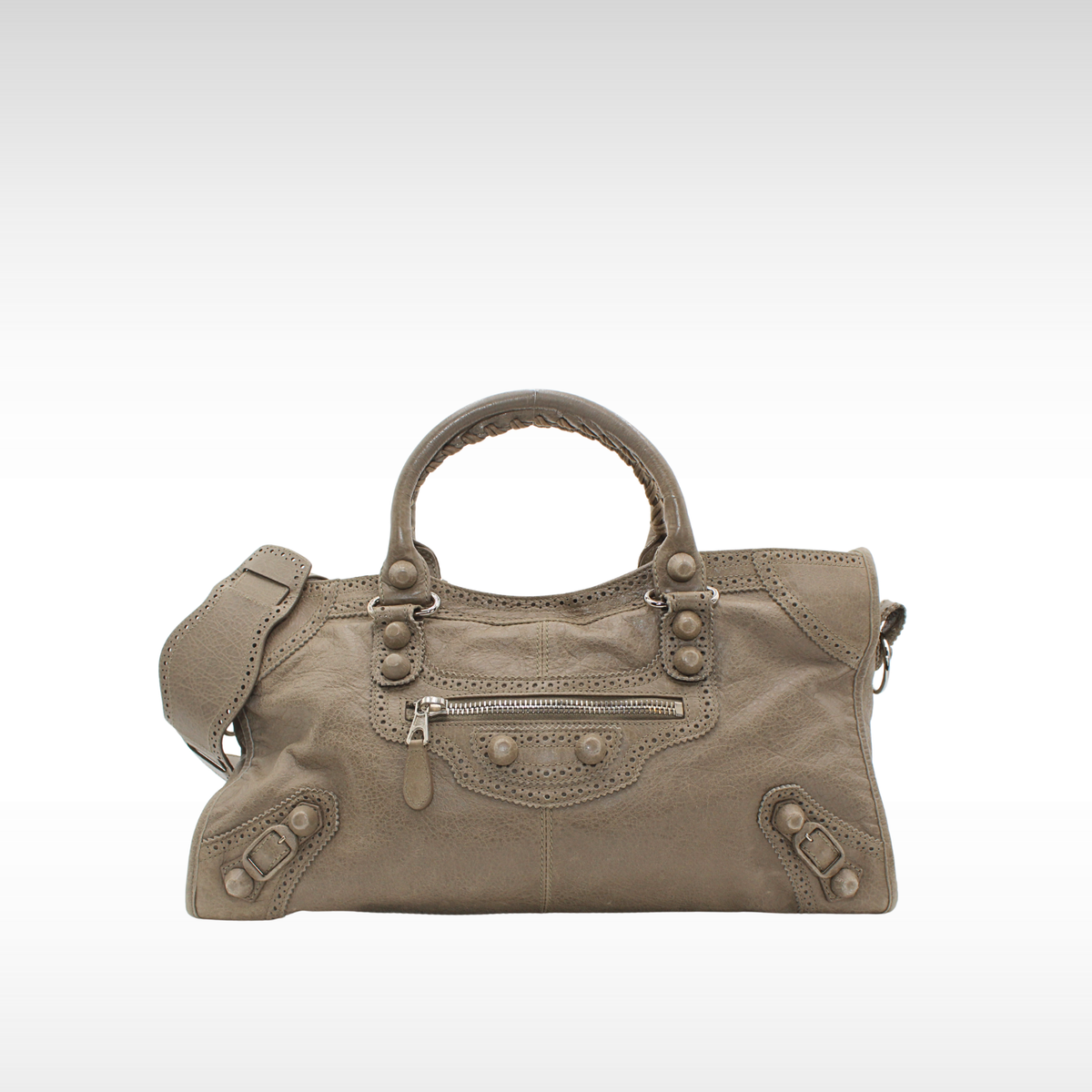 Brogues Part Time Lamb Gray Handbag