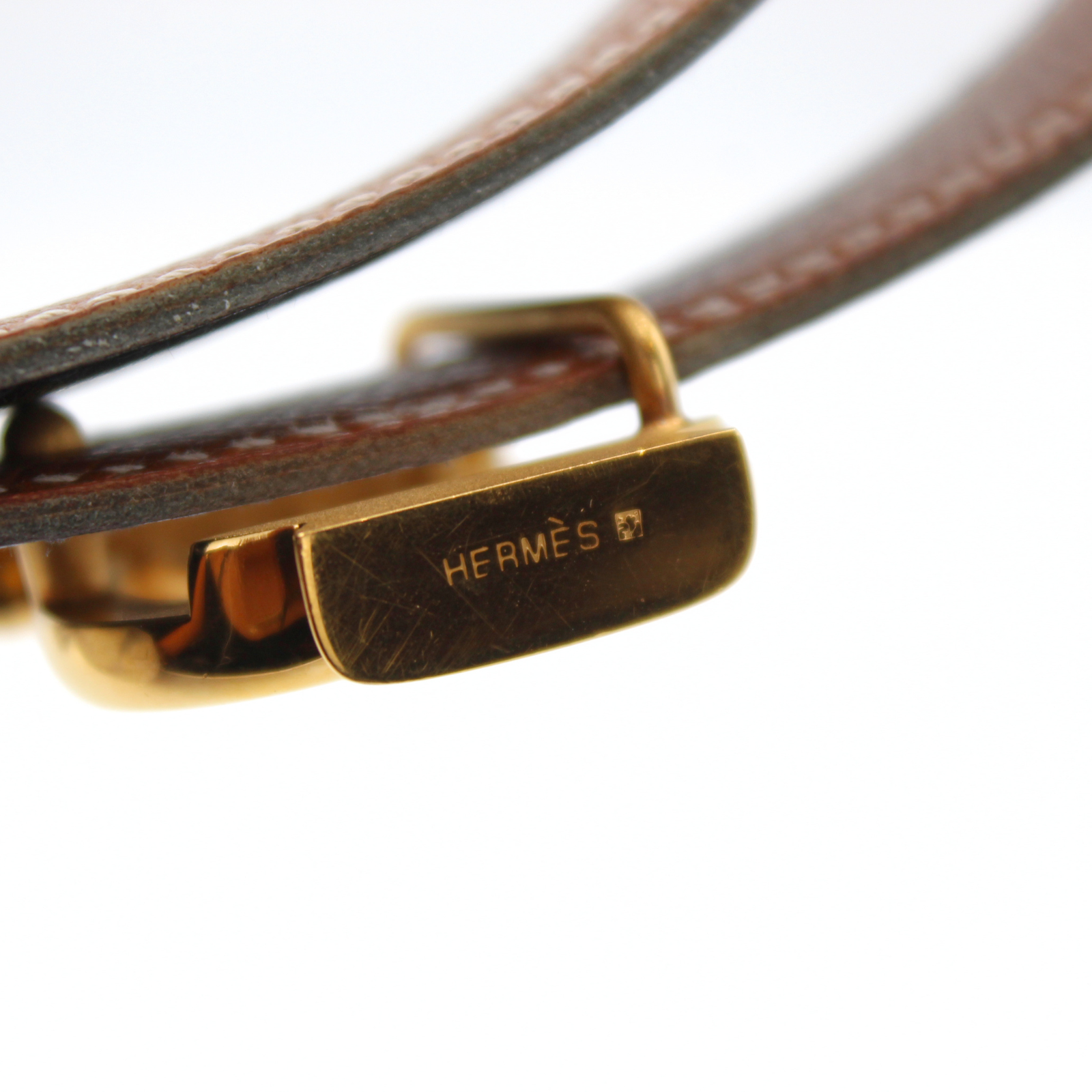 Harp 75 24mm Box Calf Black + Gold Belt