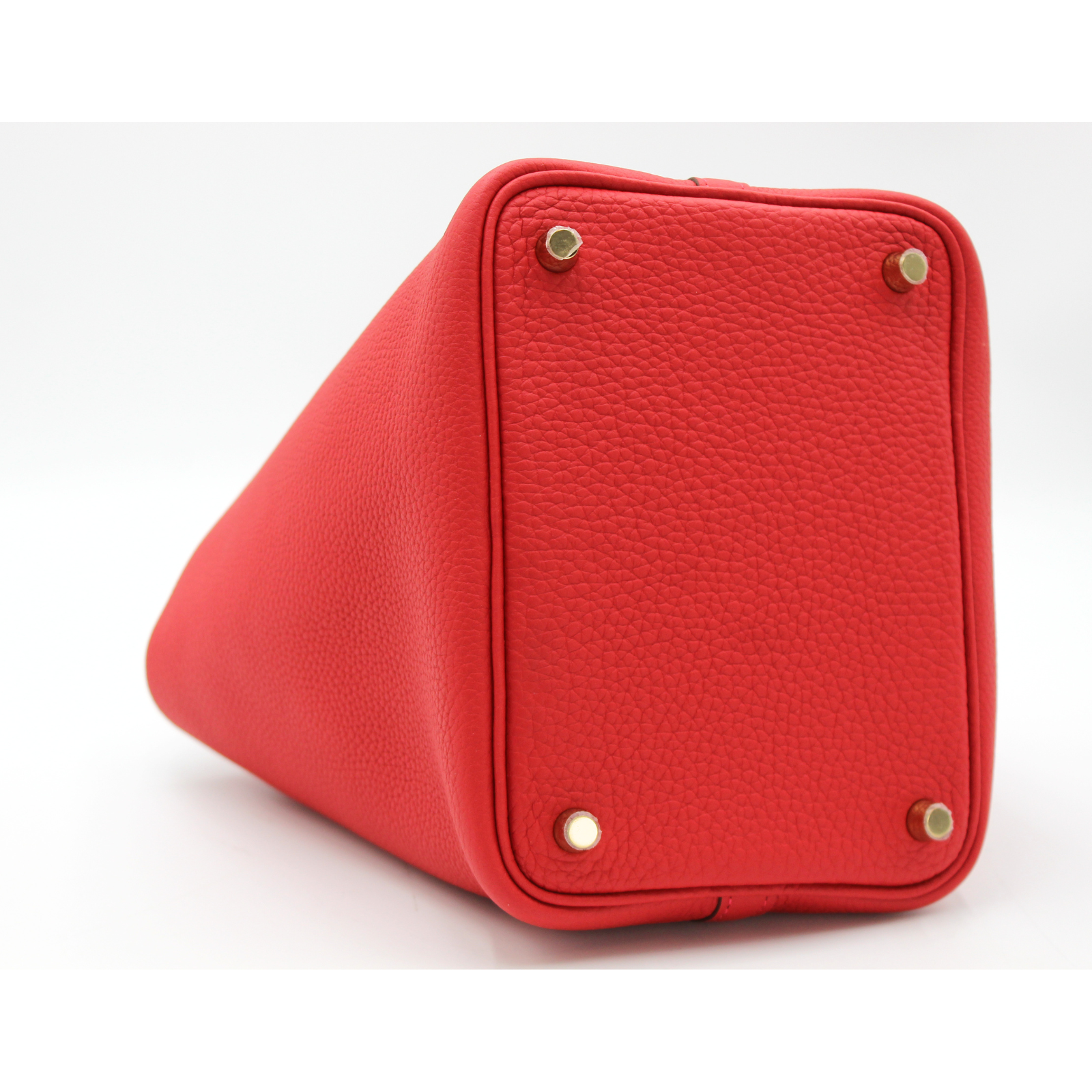Picotin Lock 18 Taurillon Clemence Rouge De Coeur Handbag