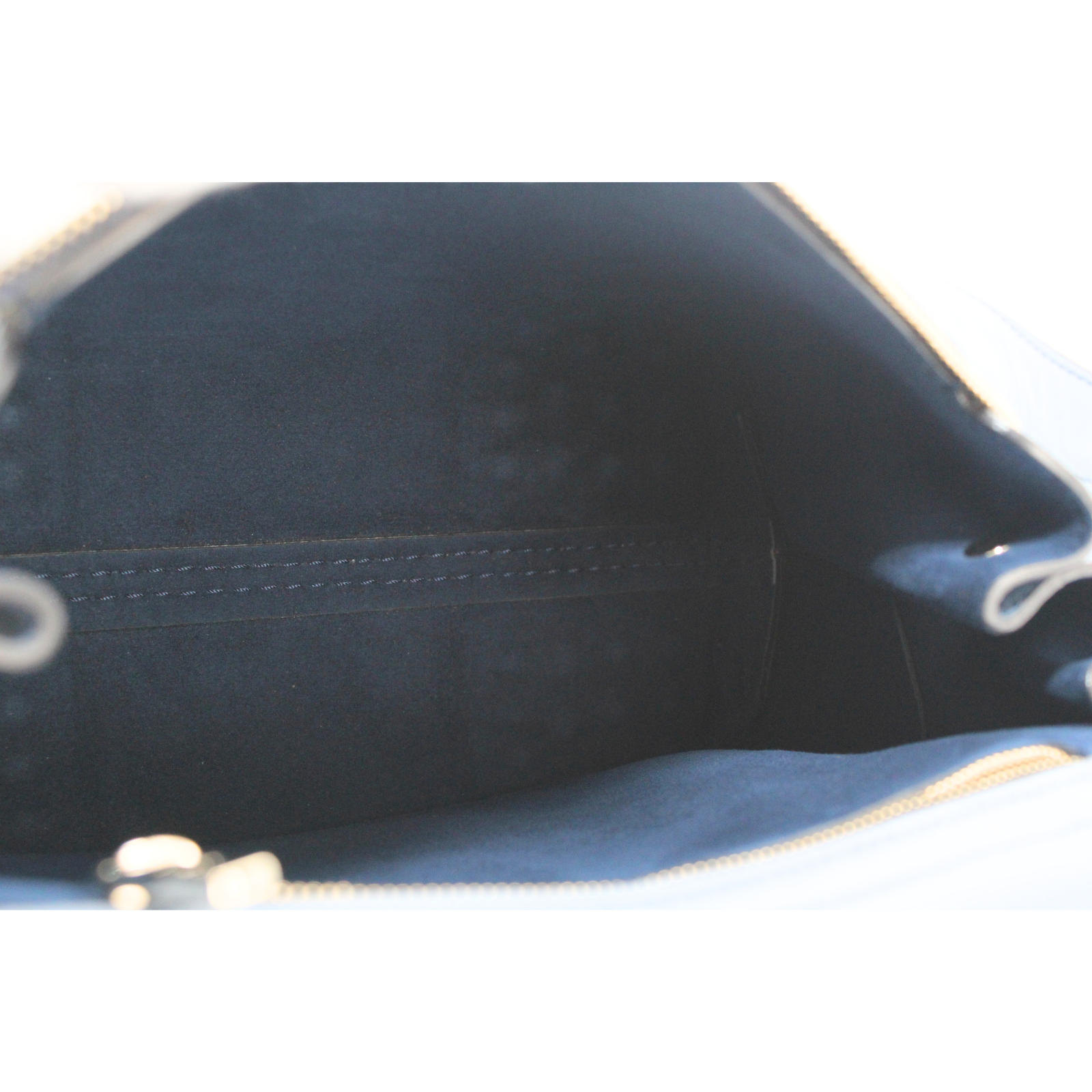 Wave Mini Calf Blue Handbag