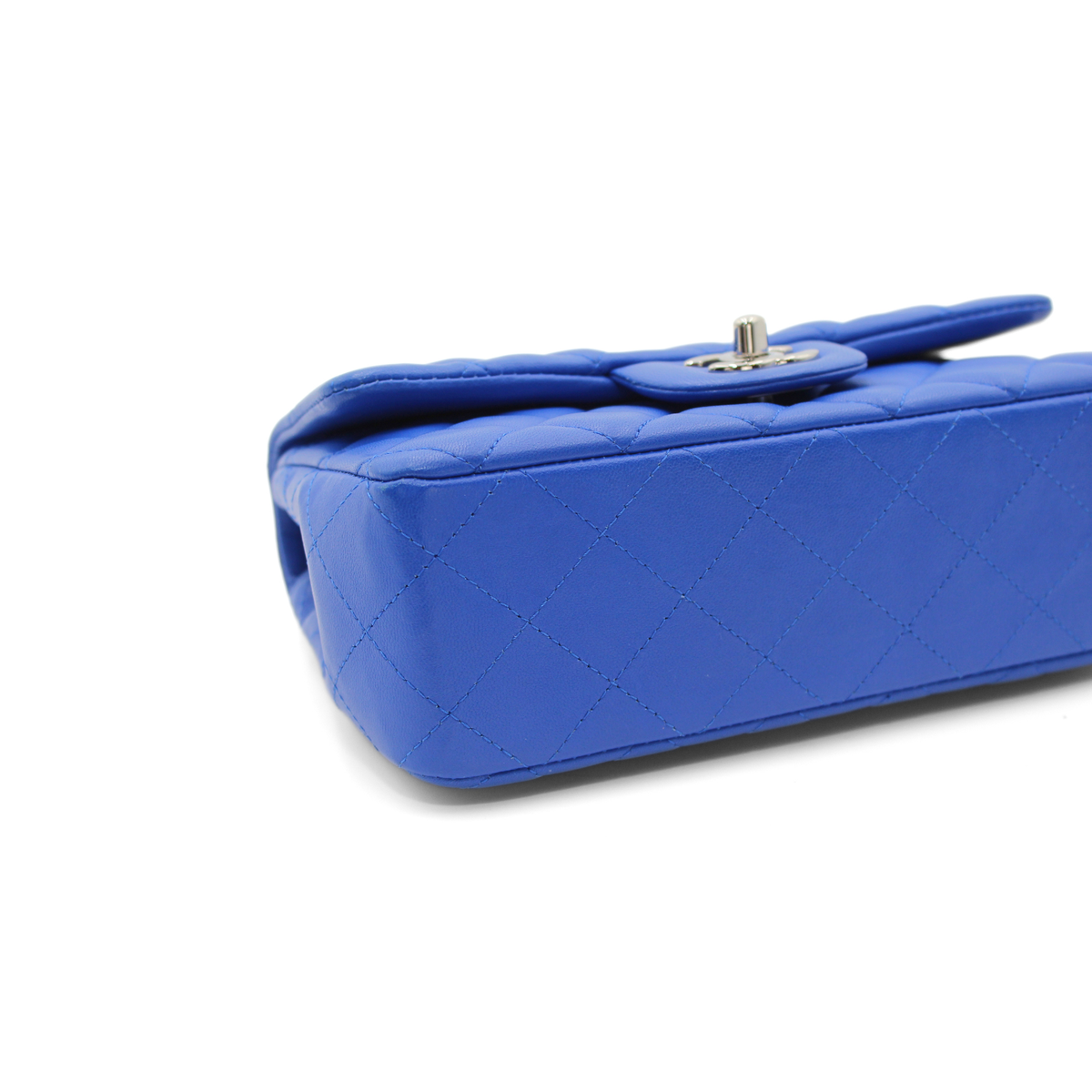 Classic Mini Lamb Blue Crossbody Bag