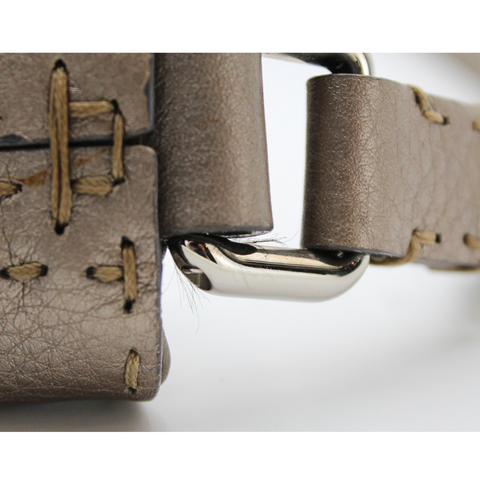 Selleria Calf Gray Shoulder Bag