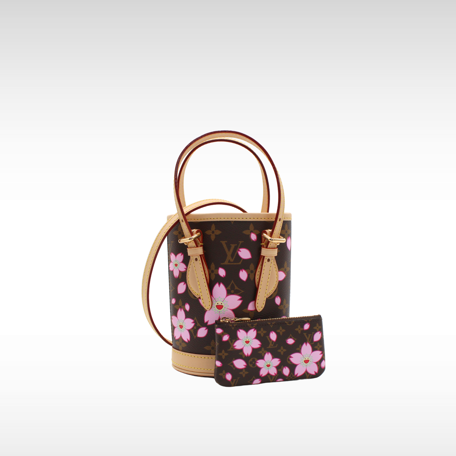 Bucket LV x Takashi Murakami Handbag