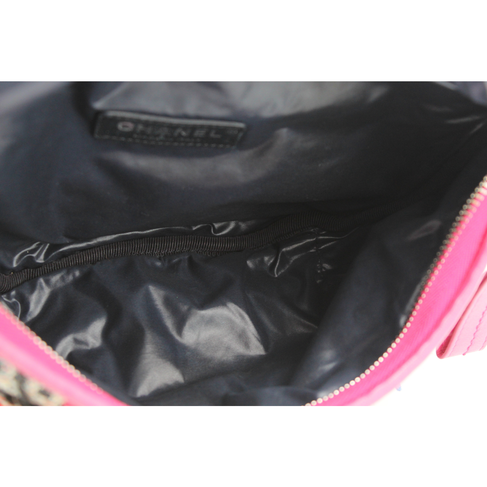 Tweed Pink + Multicolor Crossbody Bag