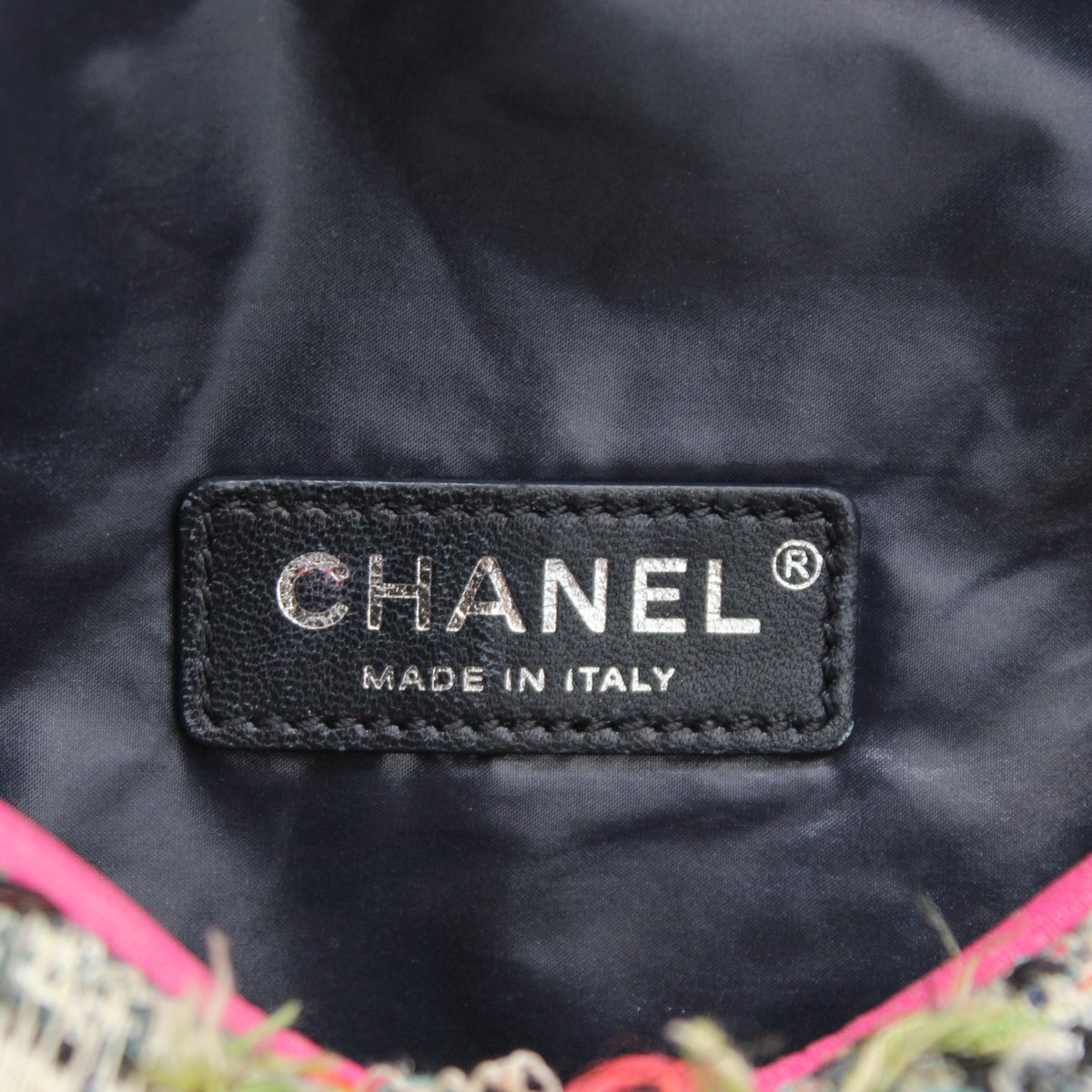 Tweed Pink + Multicolor Crossbody Bag