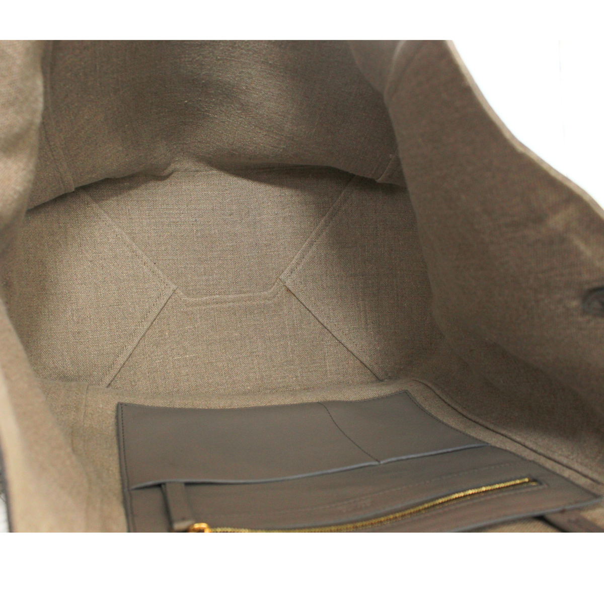 Cabas Phantom Medium Calf Gray Tote Bag