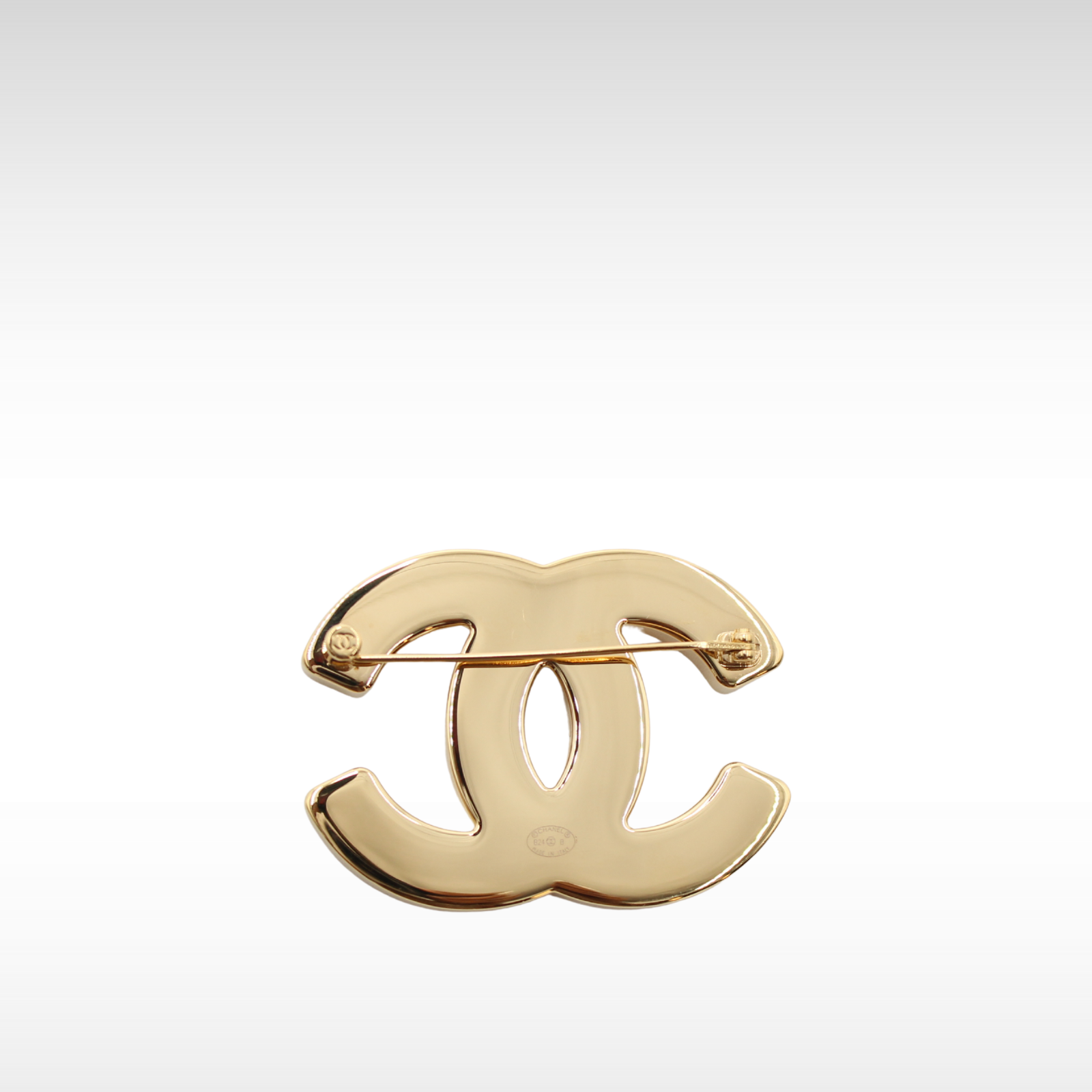 Enamel Black Brooch