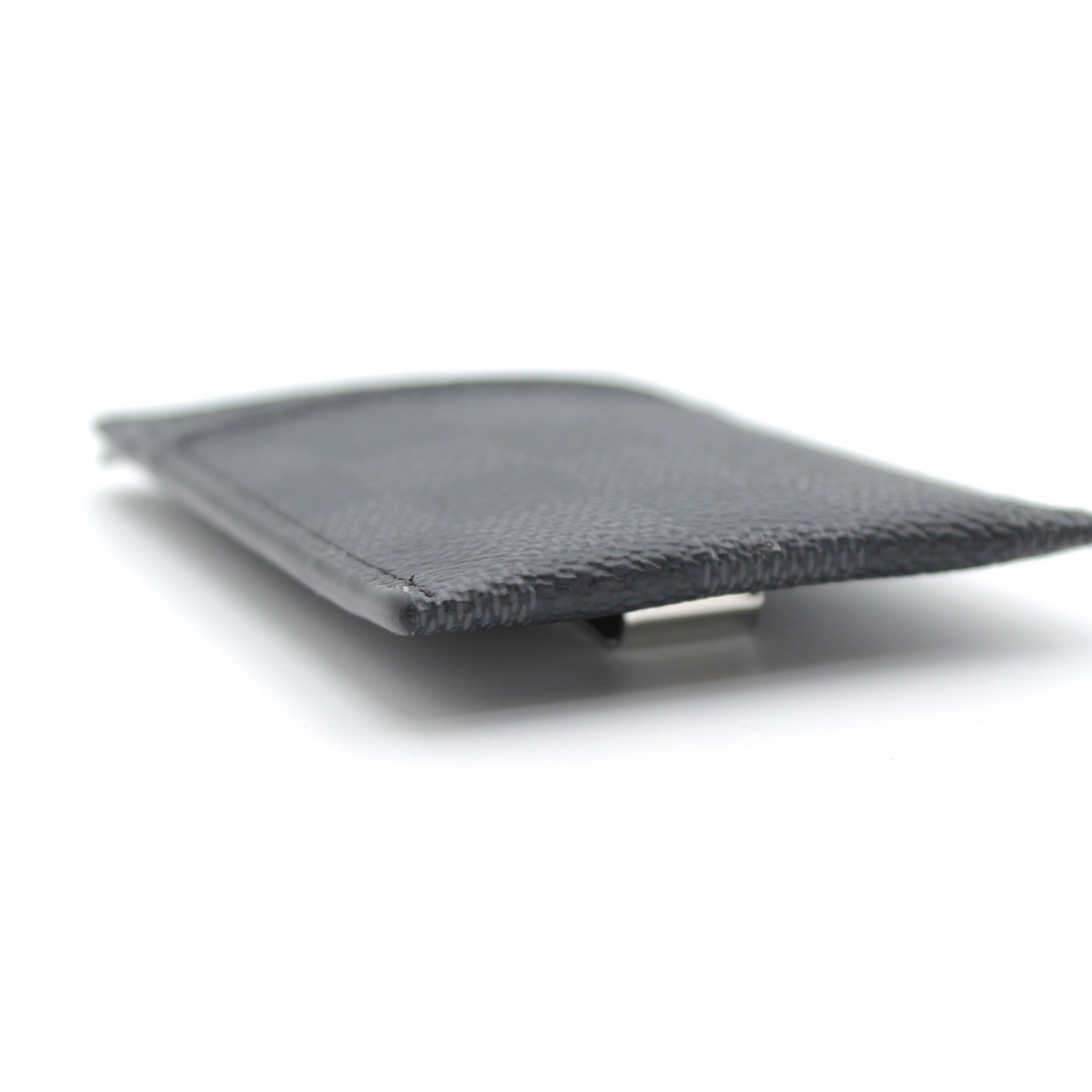 Pince Damier Graphite Card Case