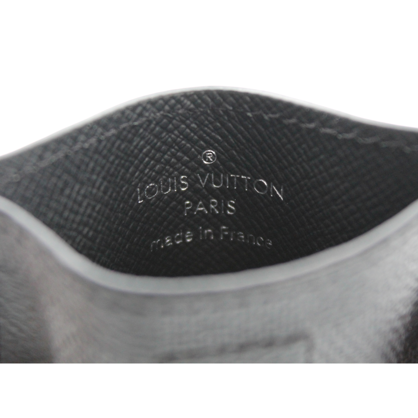 Pince Damier Graphite Card Case