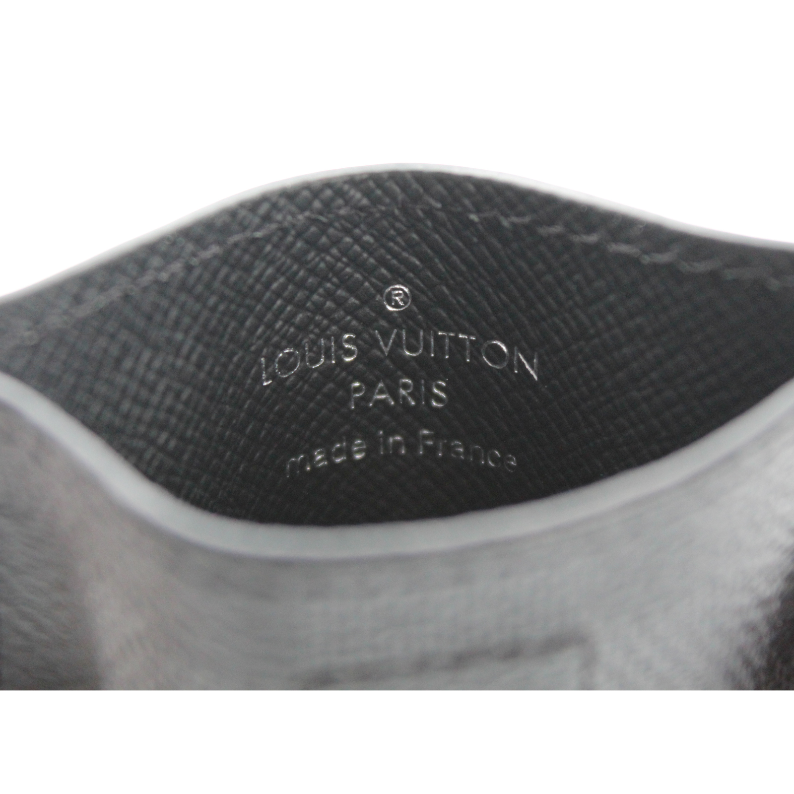 Pince Damier Graphite Card Case