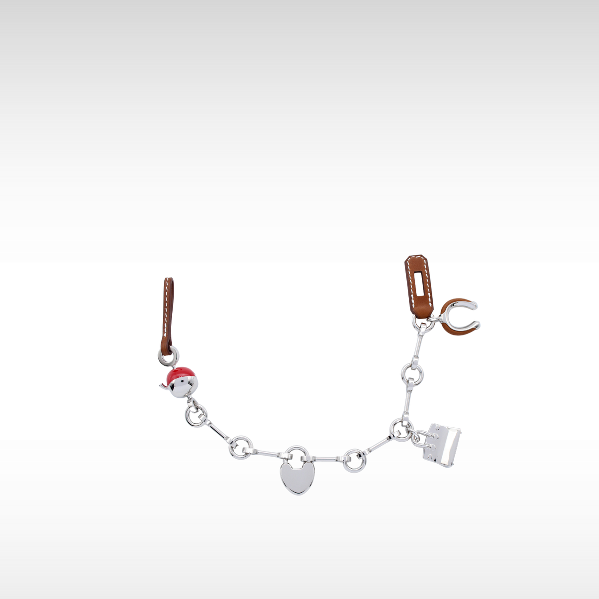 Bijou de Sac Metal Fauve + Rouge De Coeur Bag Charm