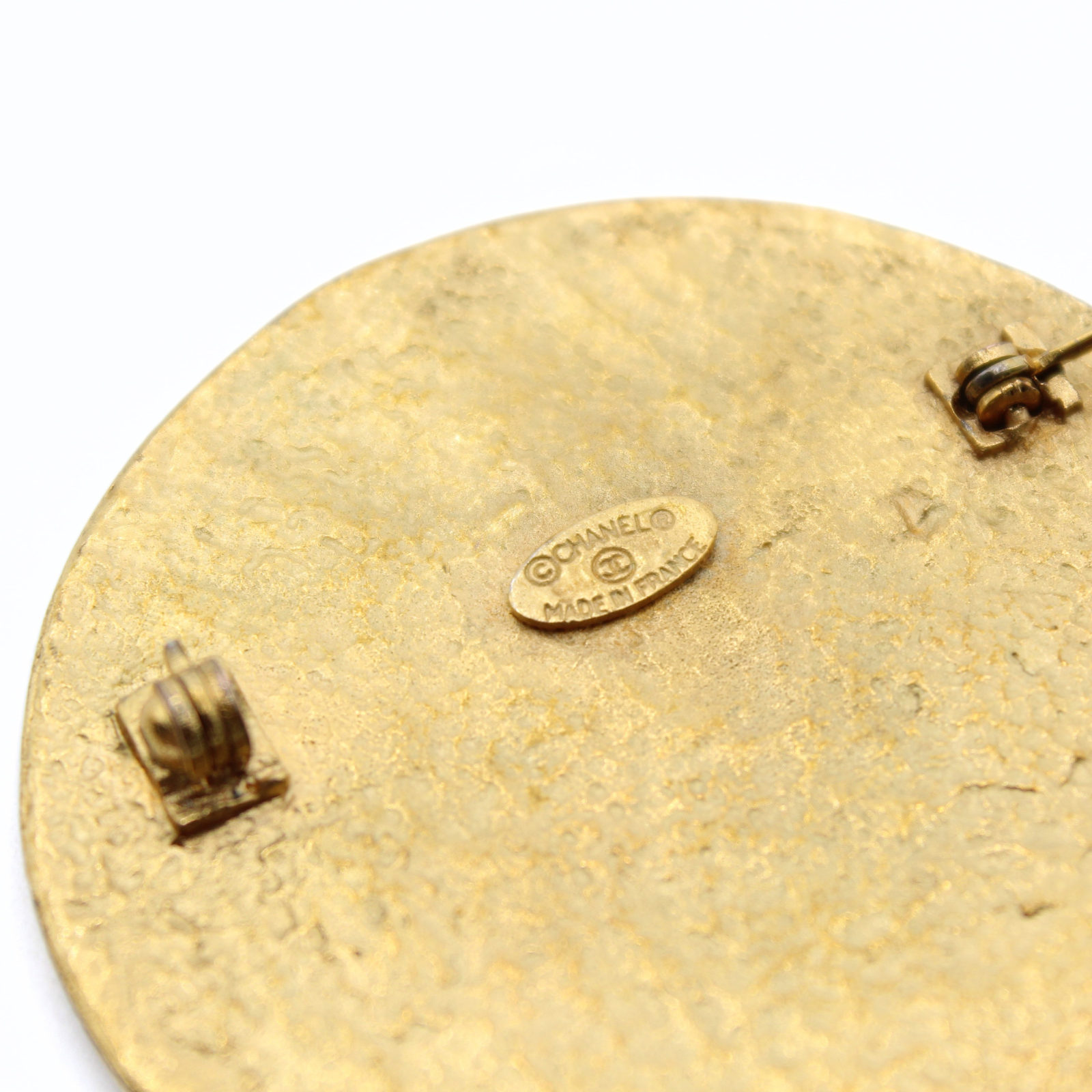 Brass Gold Brooch