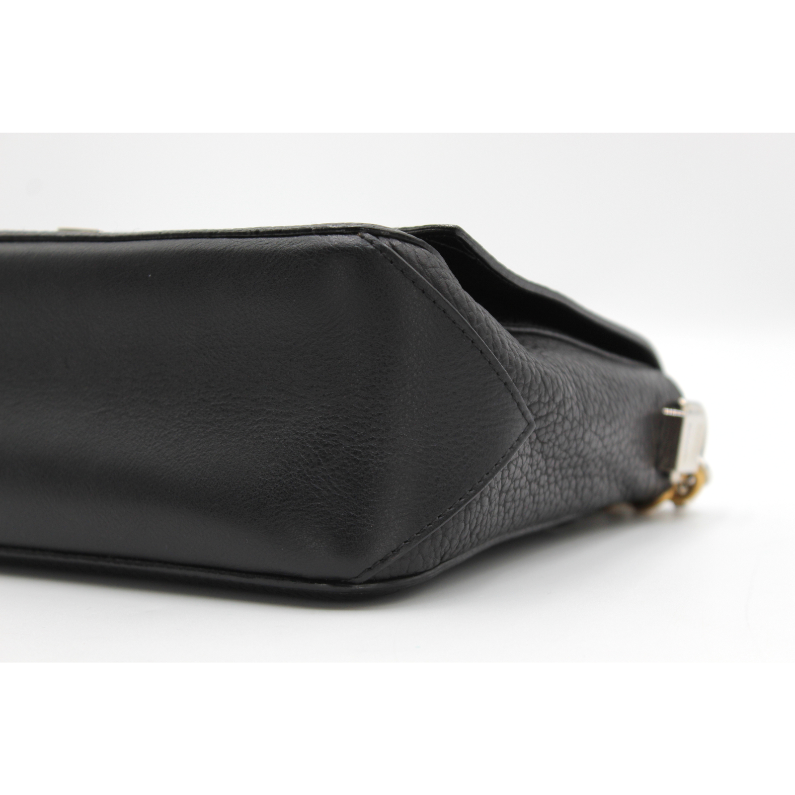 PS Courier Calf Black Crossbody Bag