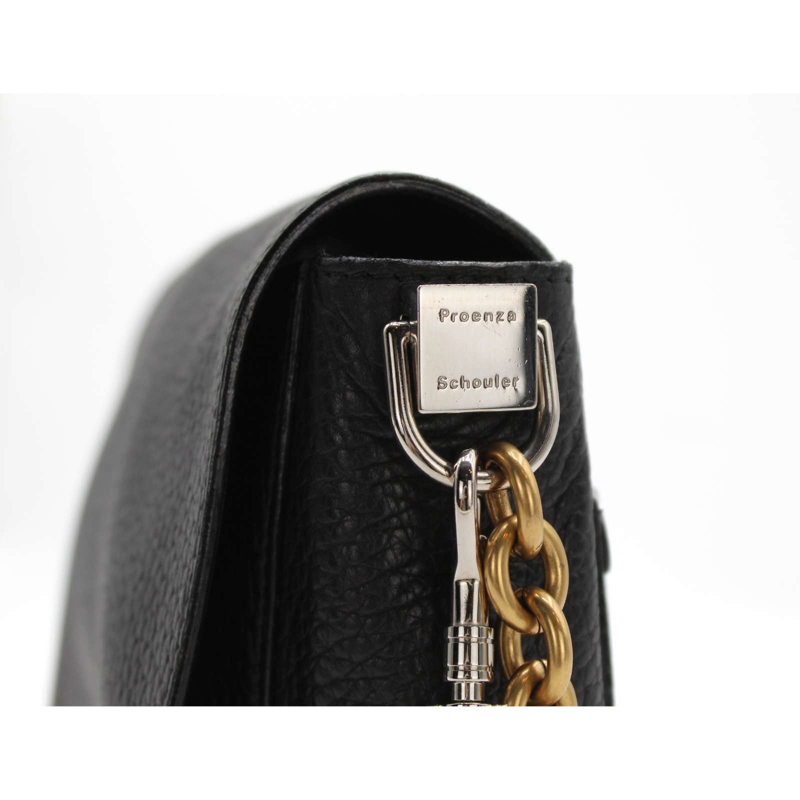 PS Courier Calf Black Crossbody Bag