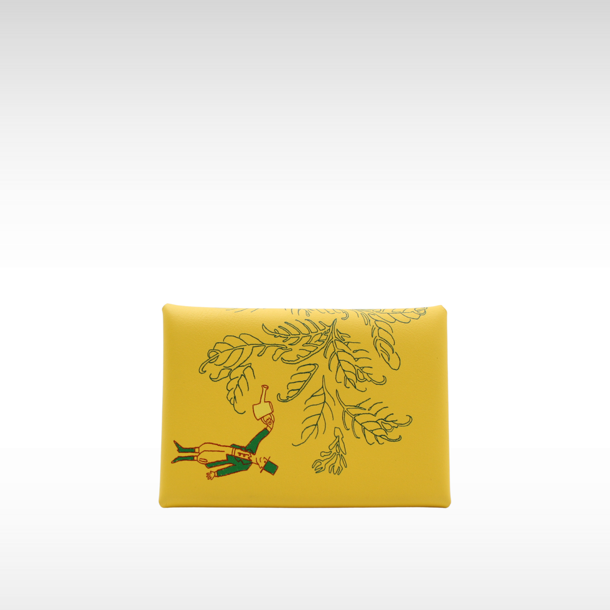 Calvi Duo Pommiers Fouboung Swift Jaune de Naples Card Case