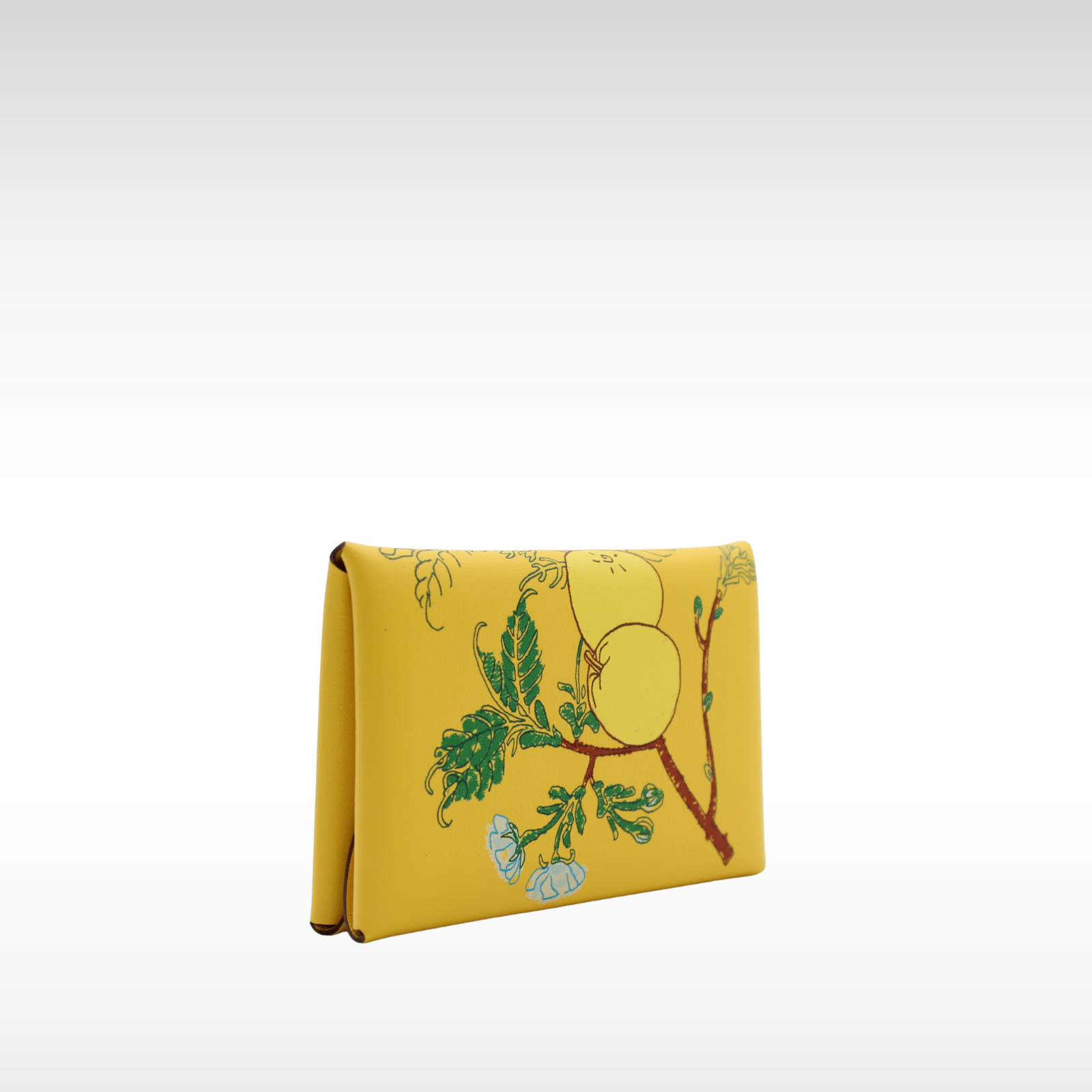 Calvi Duo Pommiers Fouboung Swift Jaune de Naples Card Case