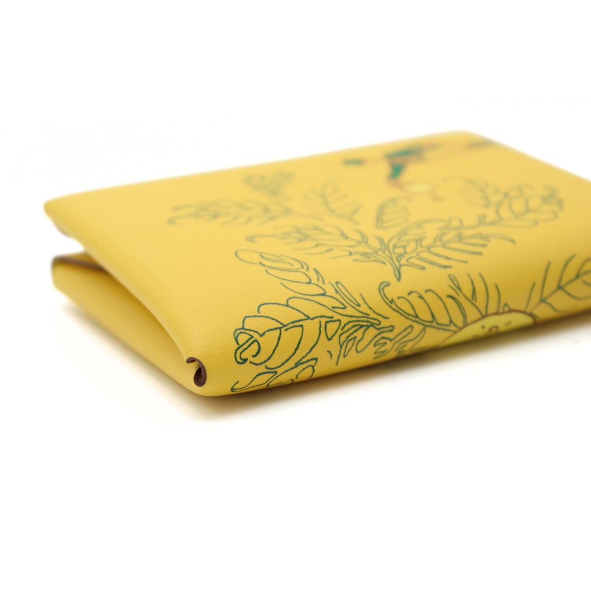 Calvi Duo Pommiers Fouboung Swift Jaune de Naples Card Case