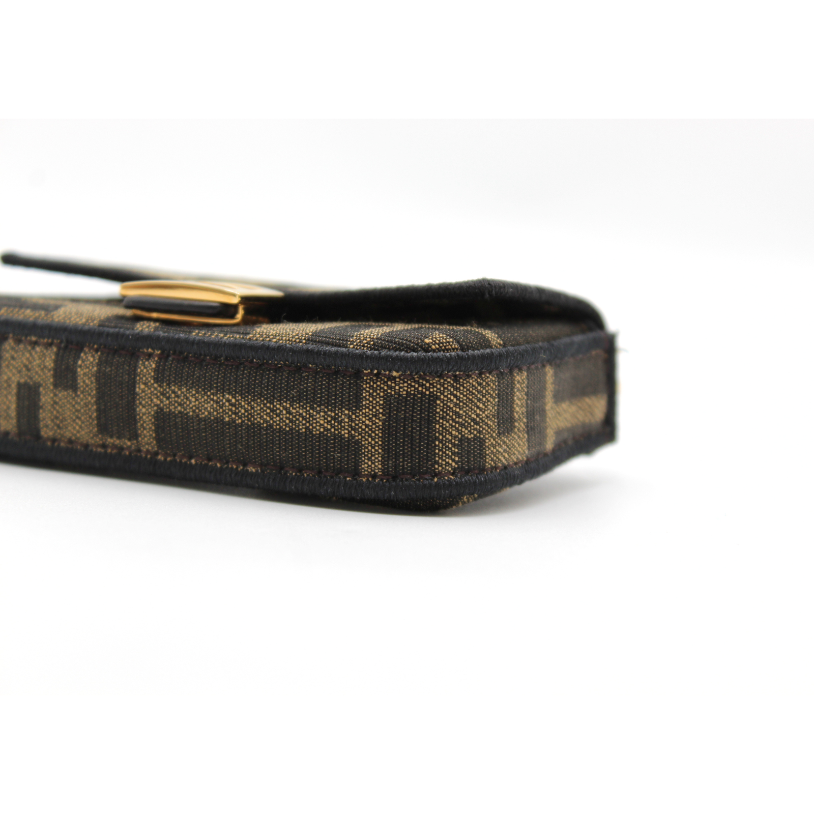 Baguette Nano Zucca Canvas Crossbody Bag