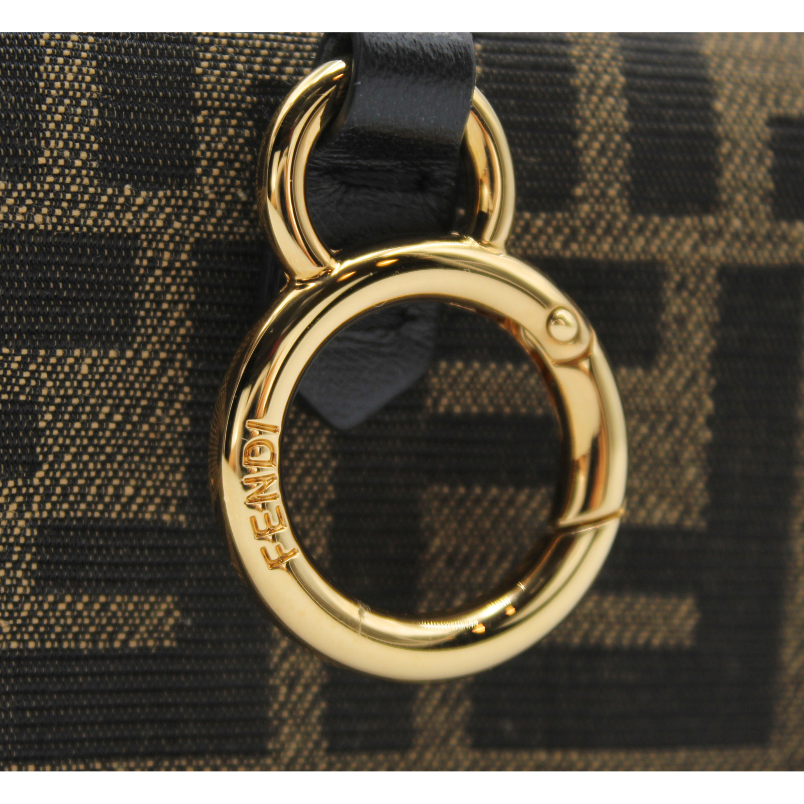 Baguette Nano Zucca Canvas Crossbody Bag
