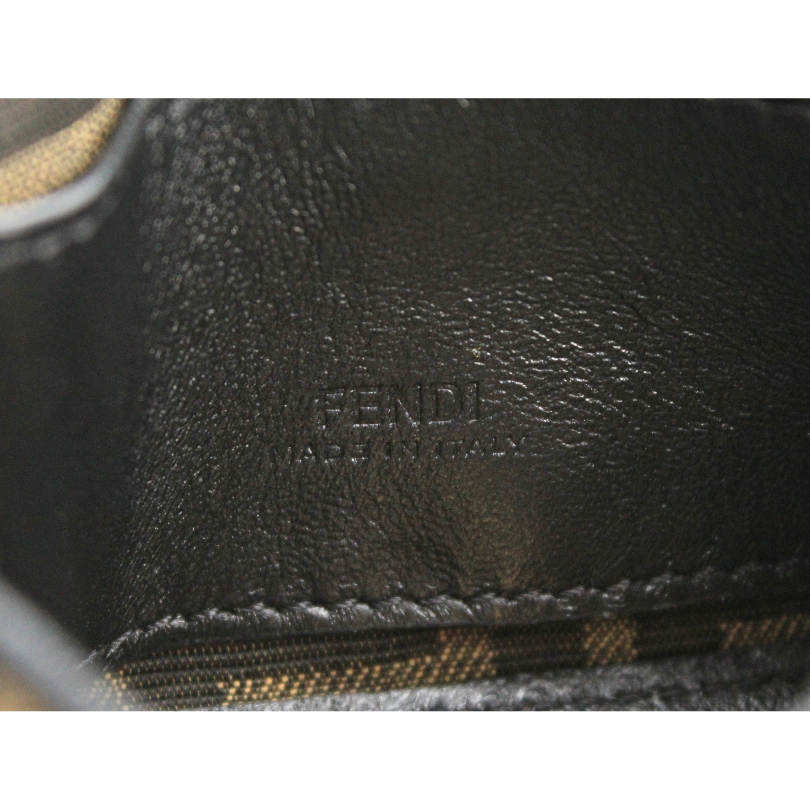 Baguette Nano Zucca Canvas Crossbody Bag