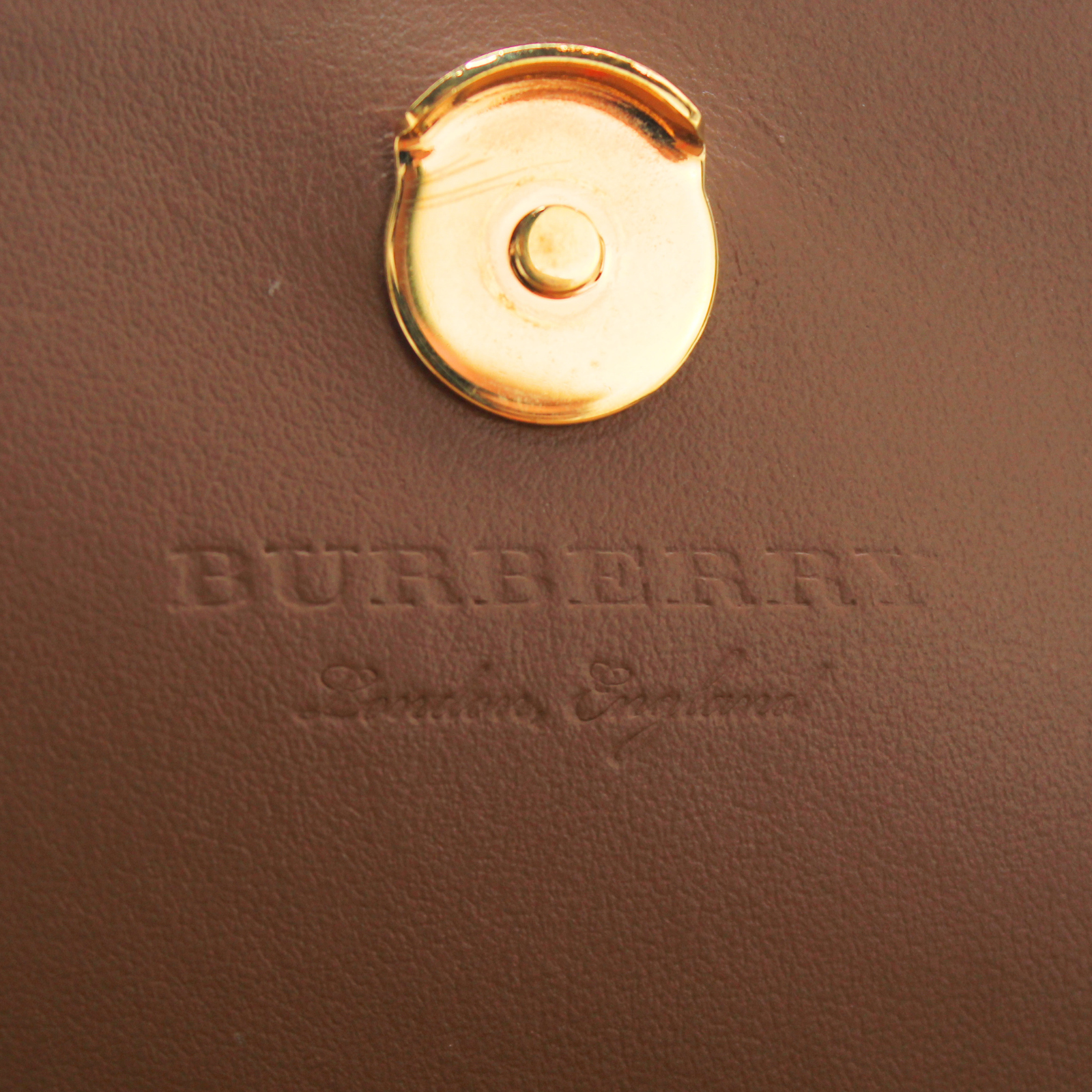 Hampshire House Check Canvas Brown Crossbody Bag