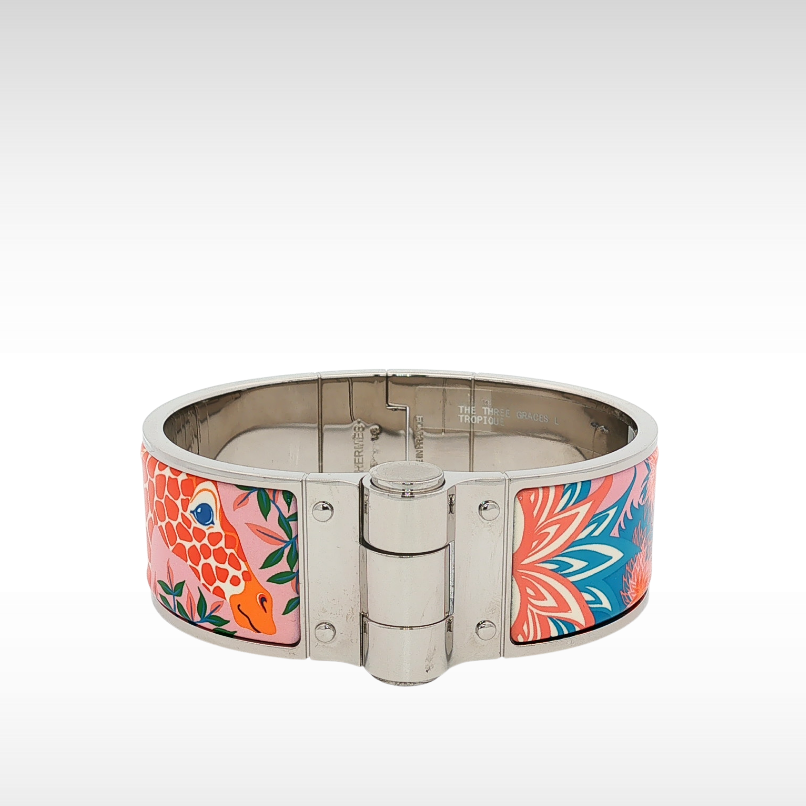 Charniere The Three Graces Metal Pink + Orange Bracelet