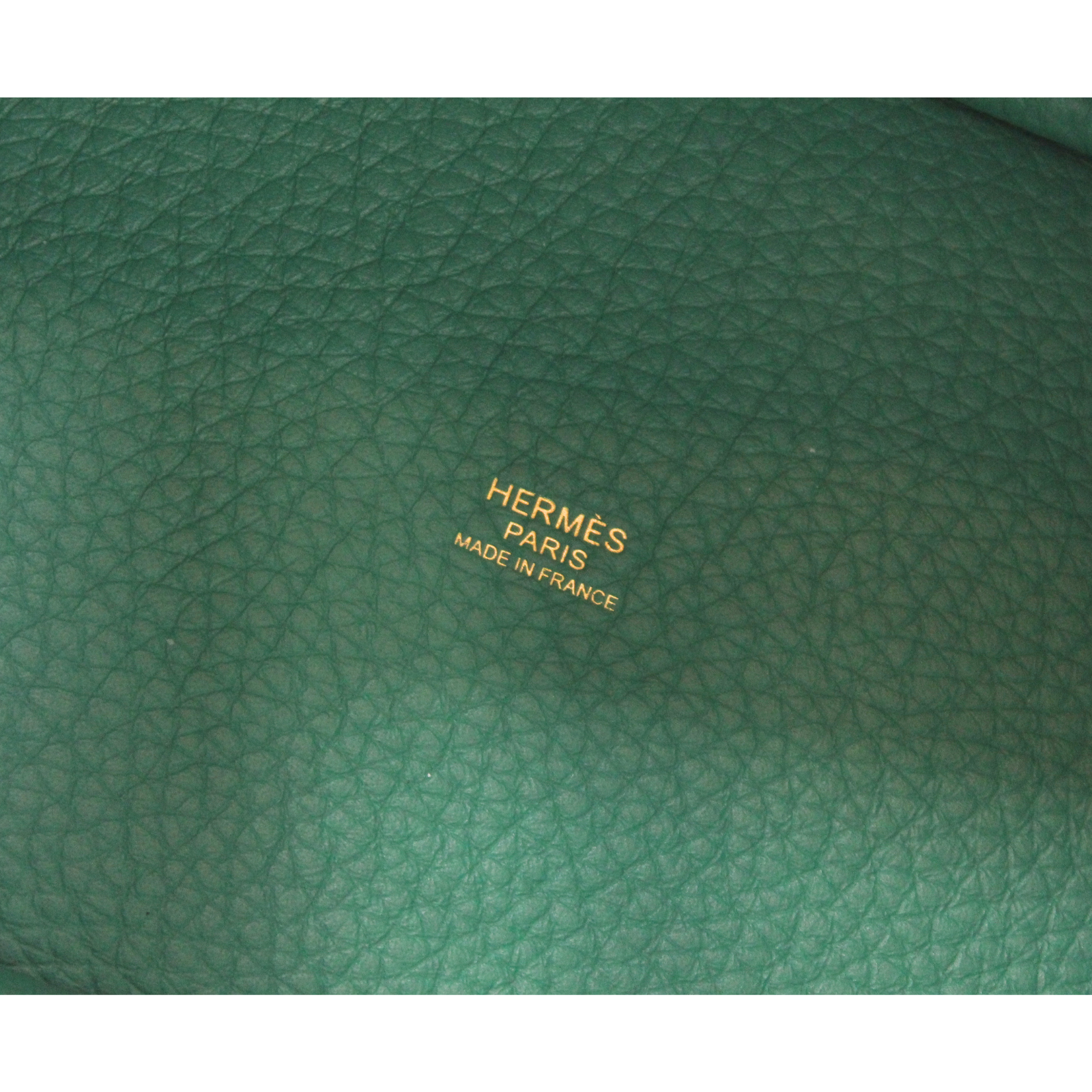Picotin Lock 18 Taurillon Clemence Vert Vertigo Handbag