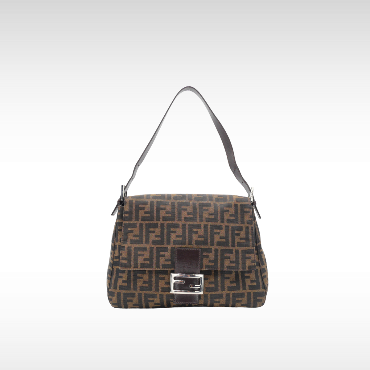 Mamma Baguette Zucca Canvas Shoulder Bag