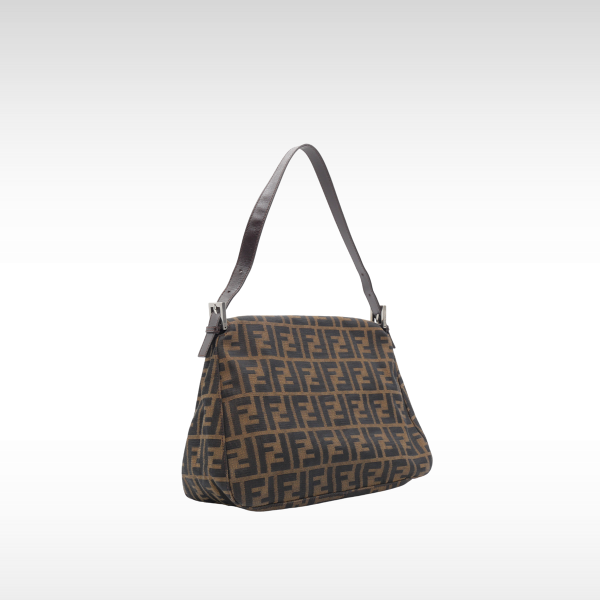 Mamma Baguette Zucca Canvas Shoulder Bag