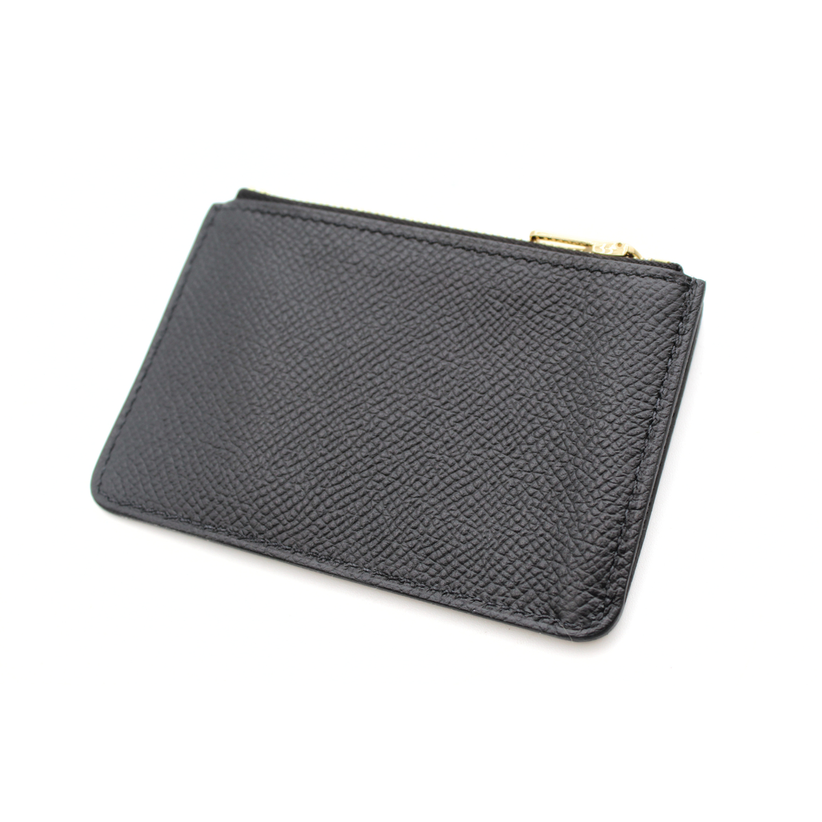 Constance Slim Epsom Black Wallet