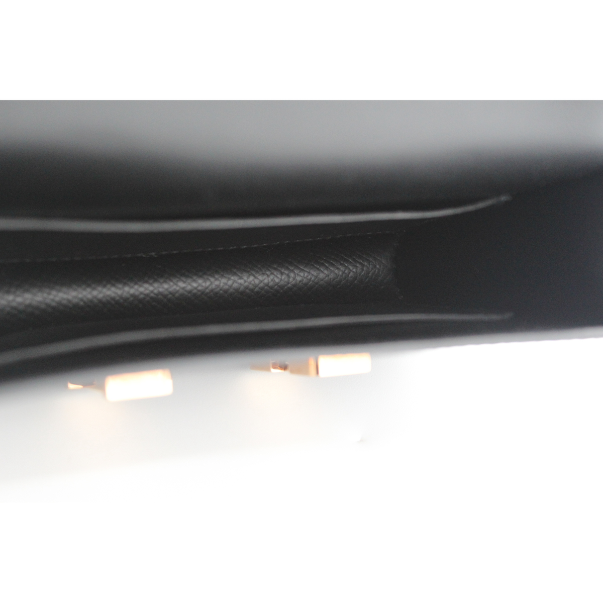 Constance Slim Epsom Black Wallet
