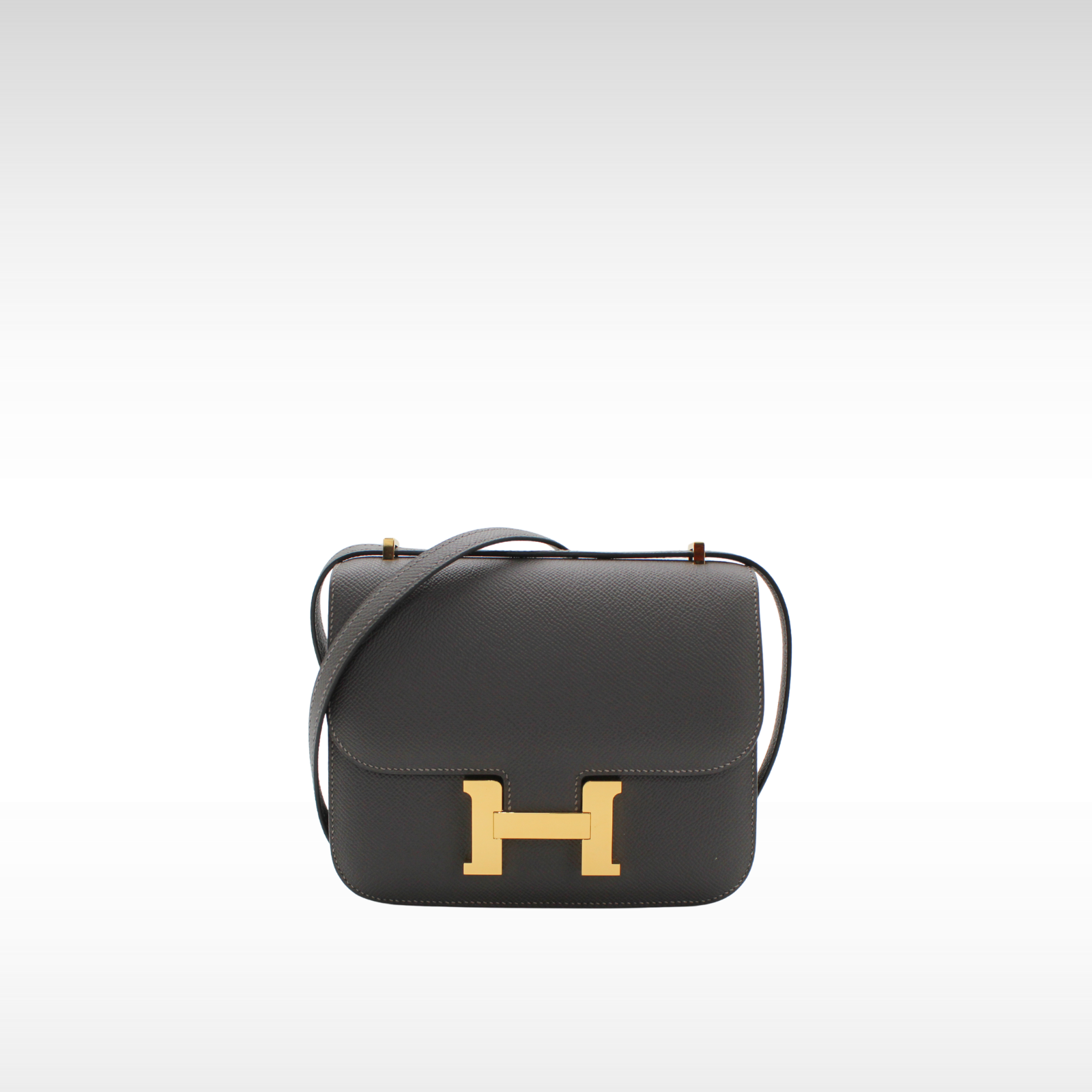 Constance 3 18 Epsom Graphite Shoulder Bag