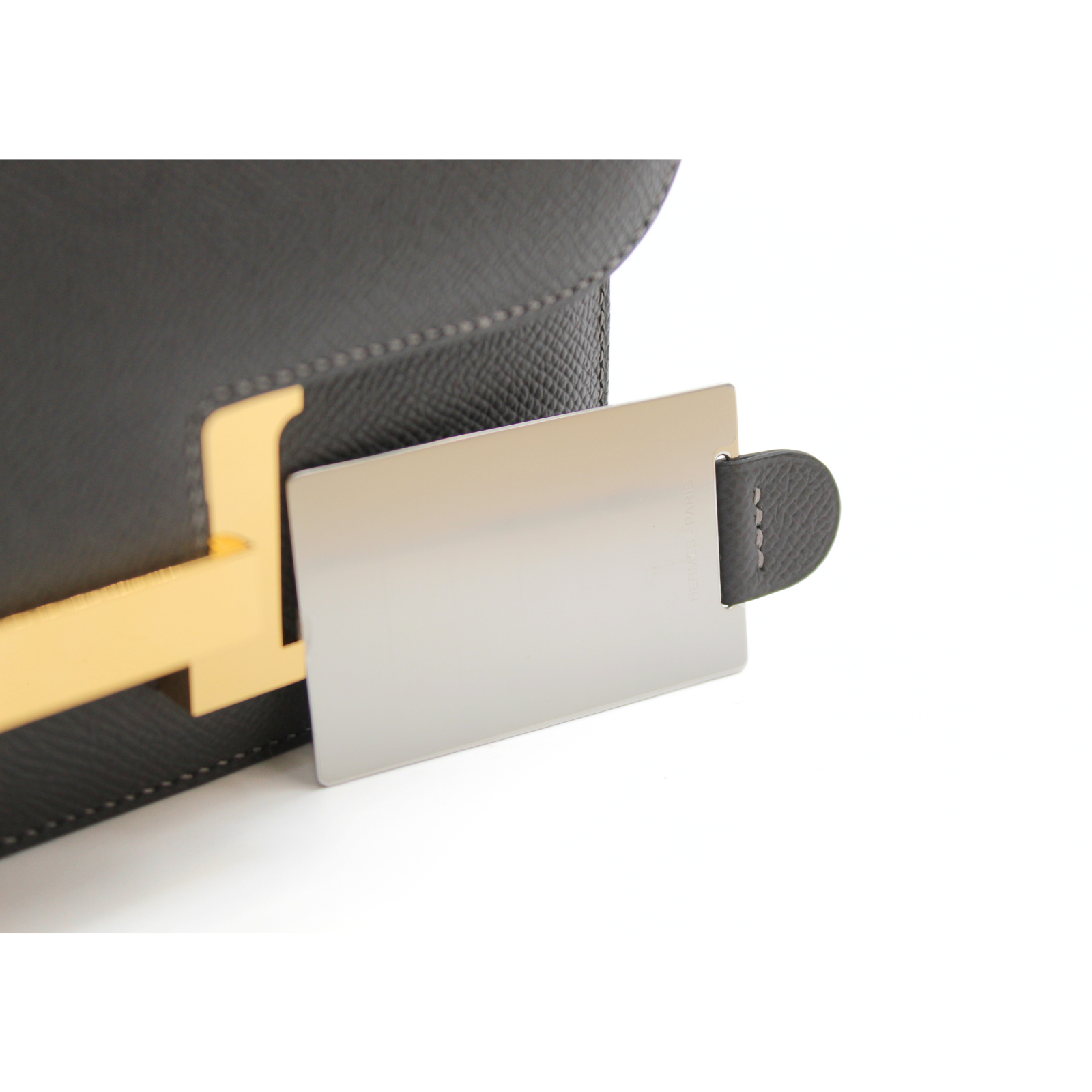 Constance 3 18 Epsom Graphite Shoulder Bag