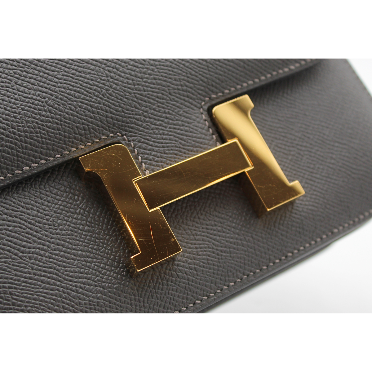 Constance 3 18 Epsom Graphite Shoulder Bag