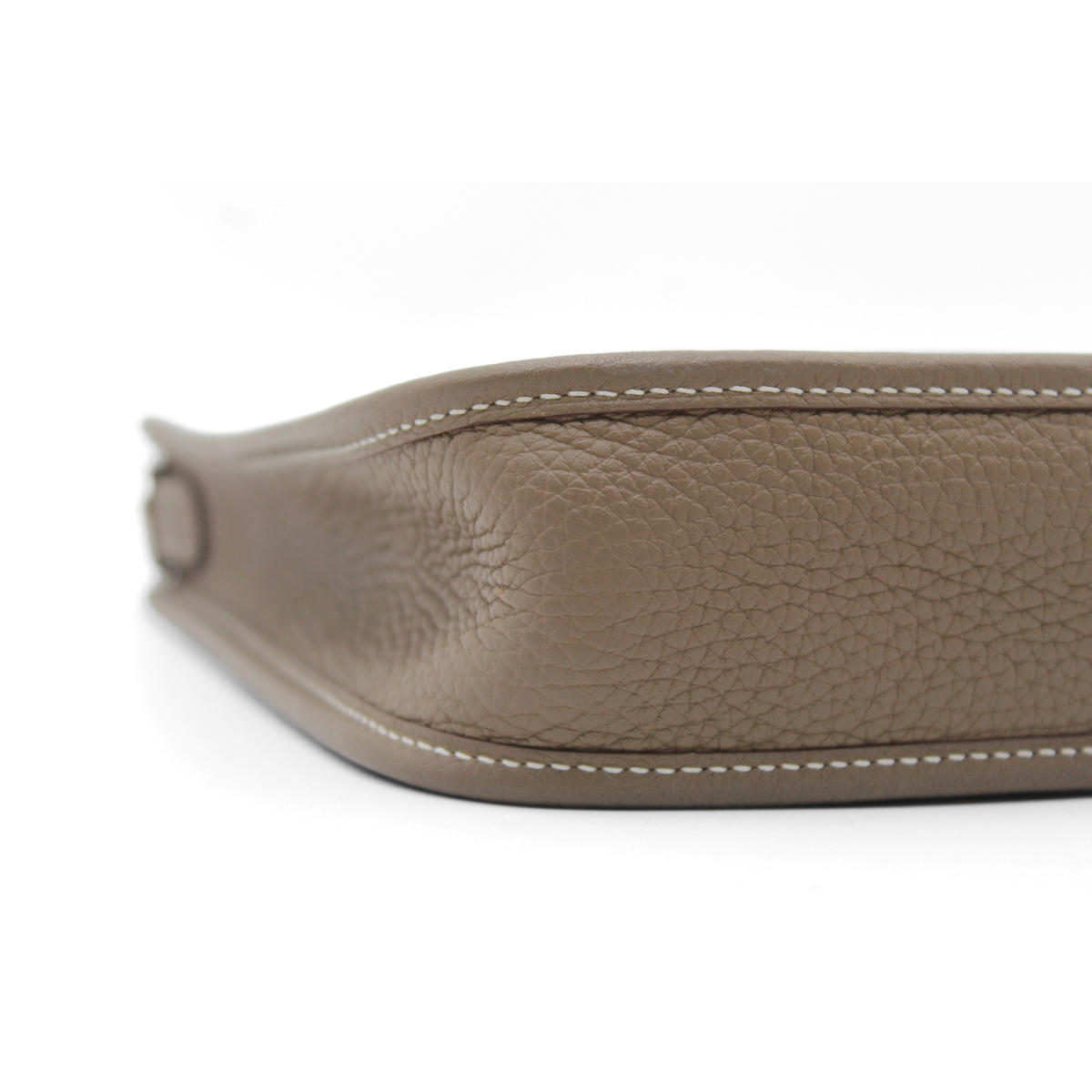 Evelyne Amazone 16 Taurillon Clemence Etoupe Crossbody Bag