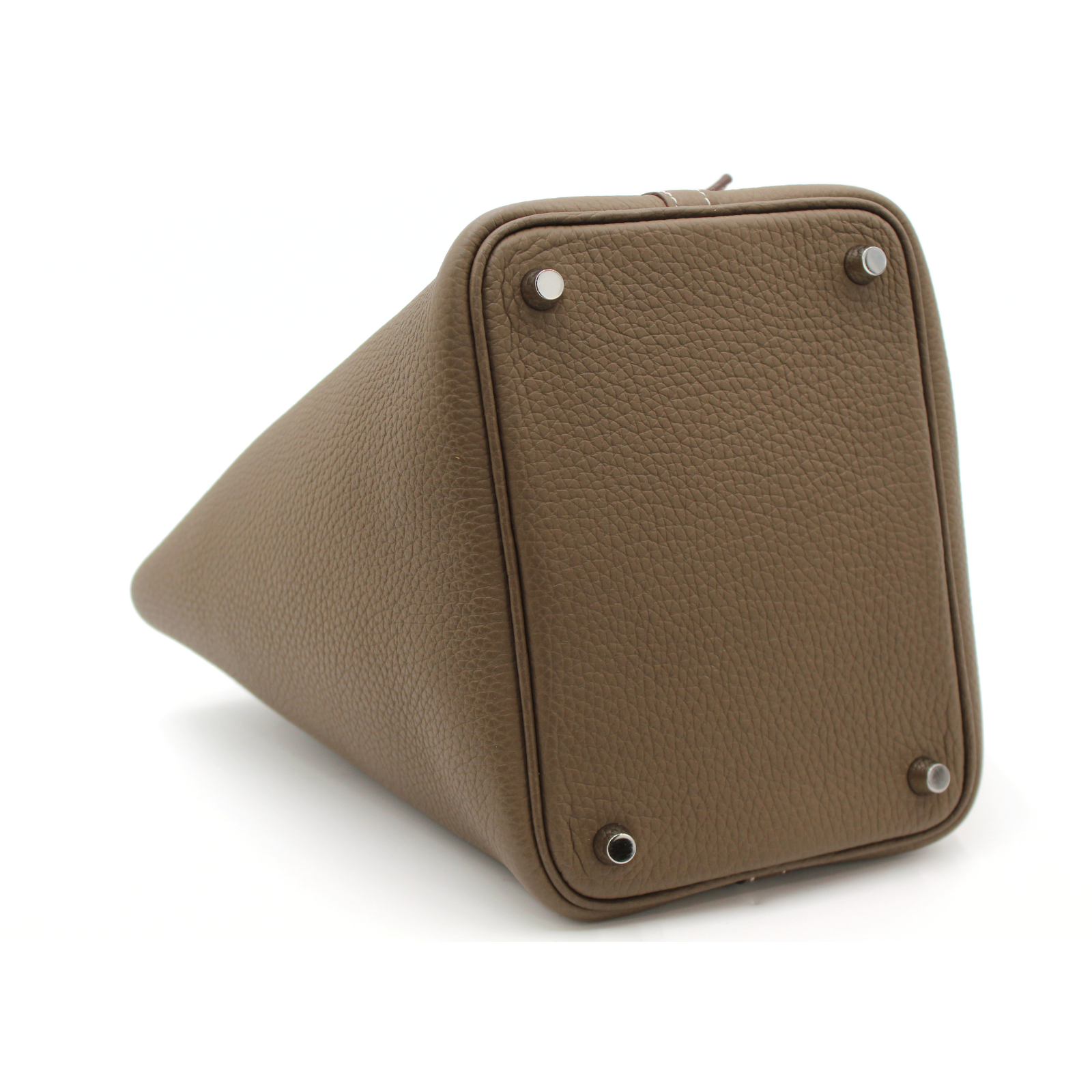 Picotin Lock 18 Taurillon Clemence Etoupe Handbag