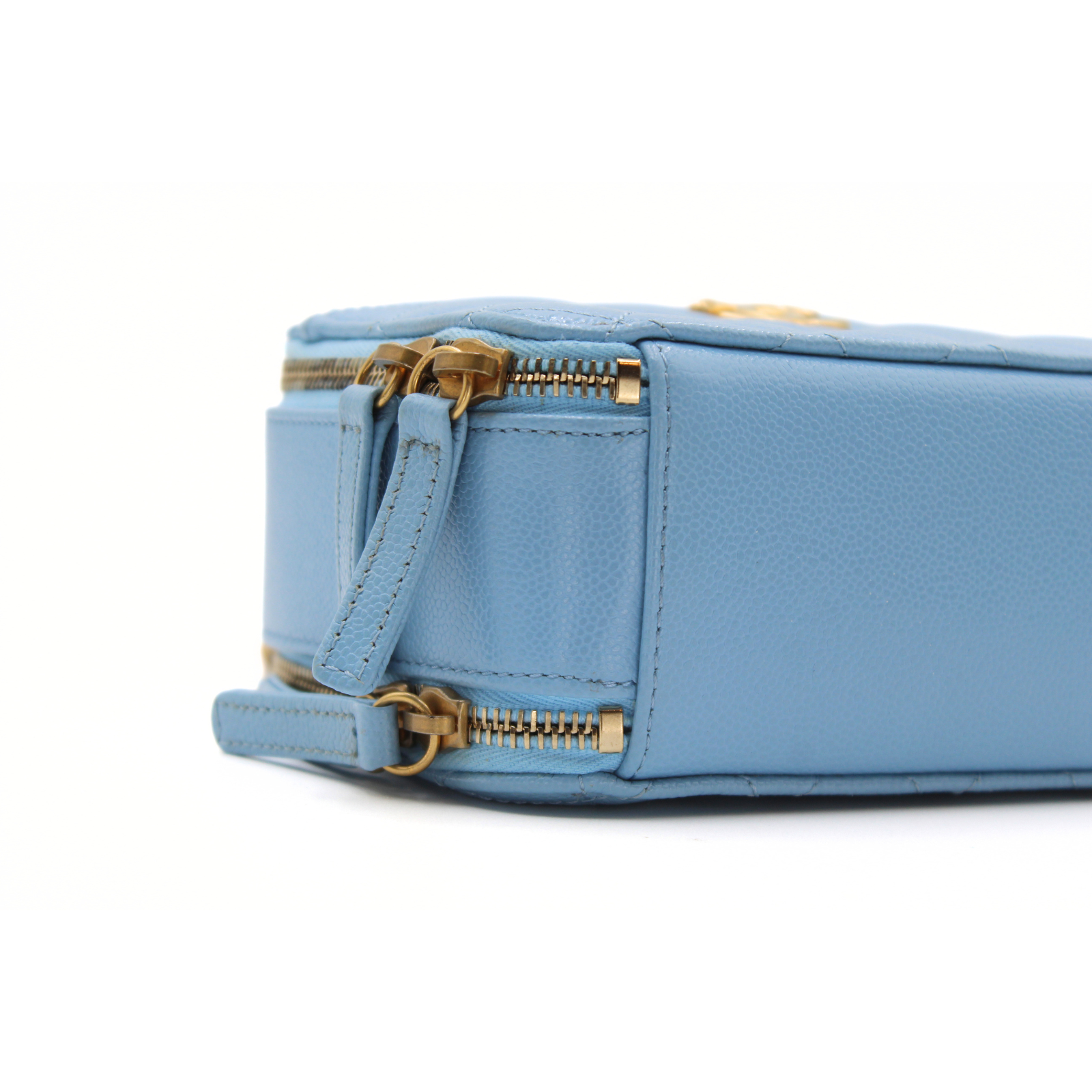 Pick Me Up Caviar Blue Vanity Bag