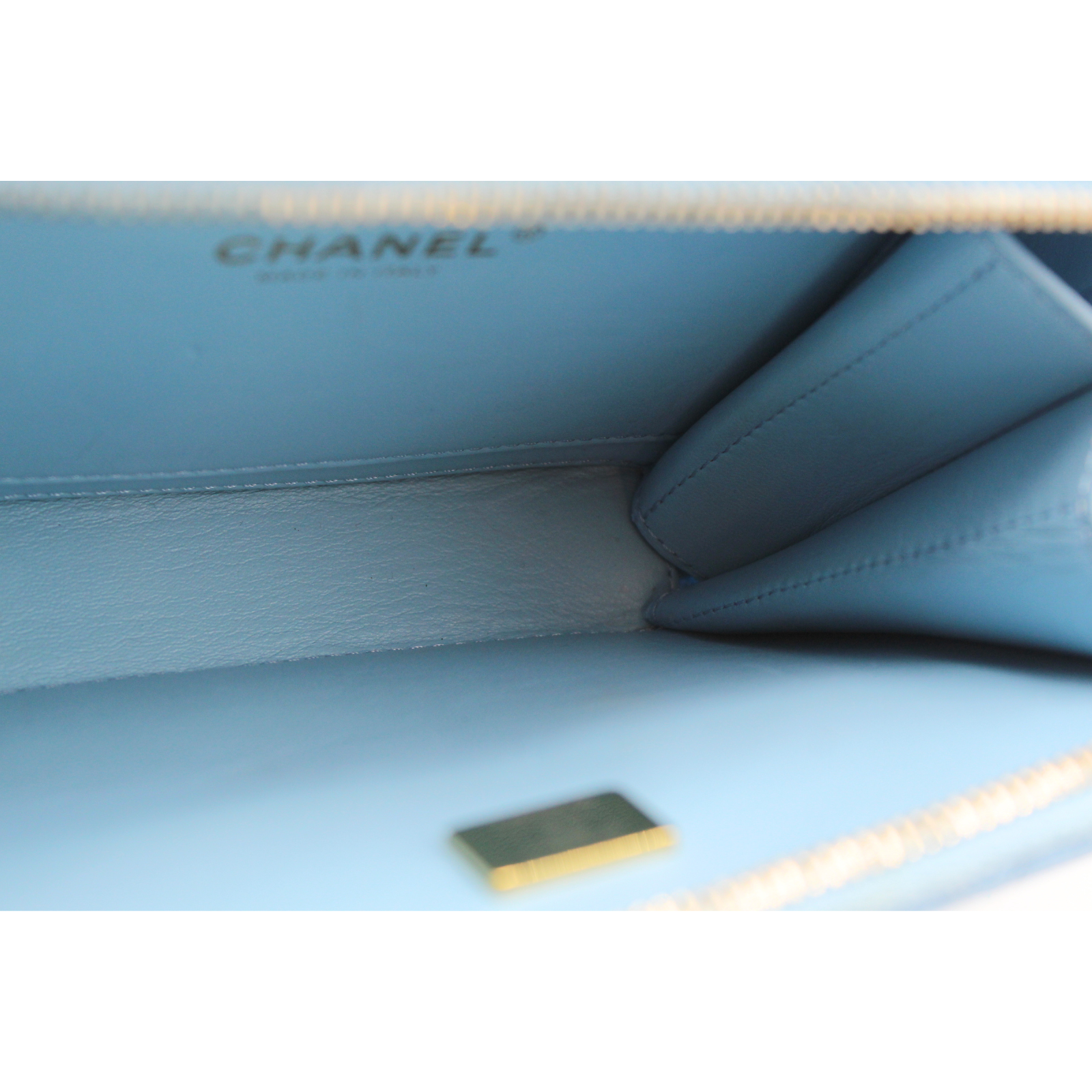 Pick Me Up Caviar Blue Vanity Bag