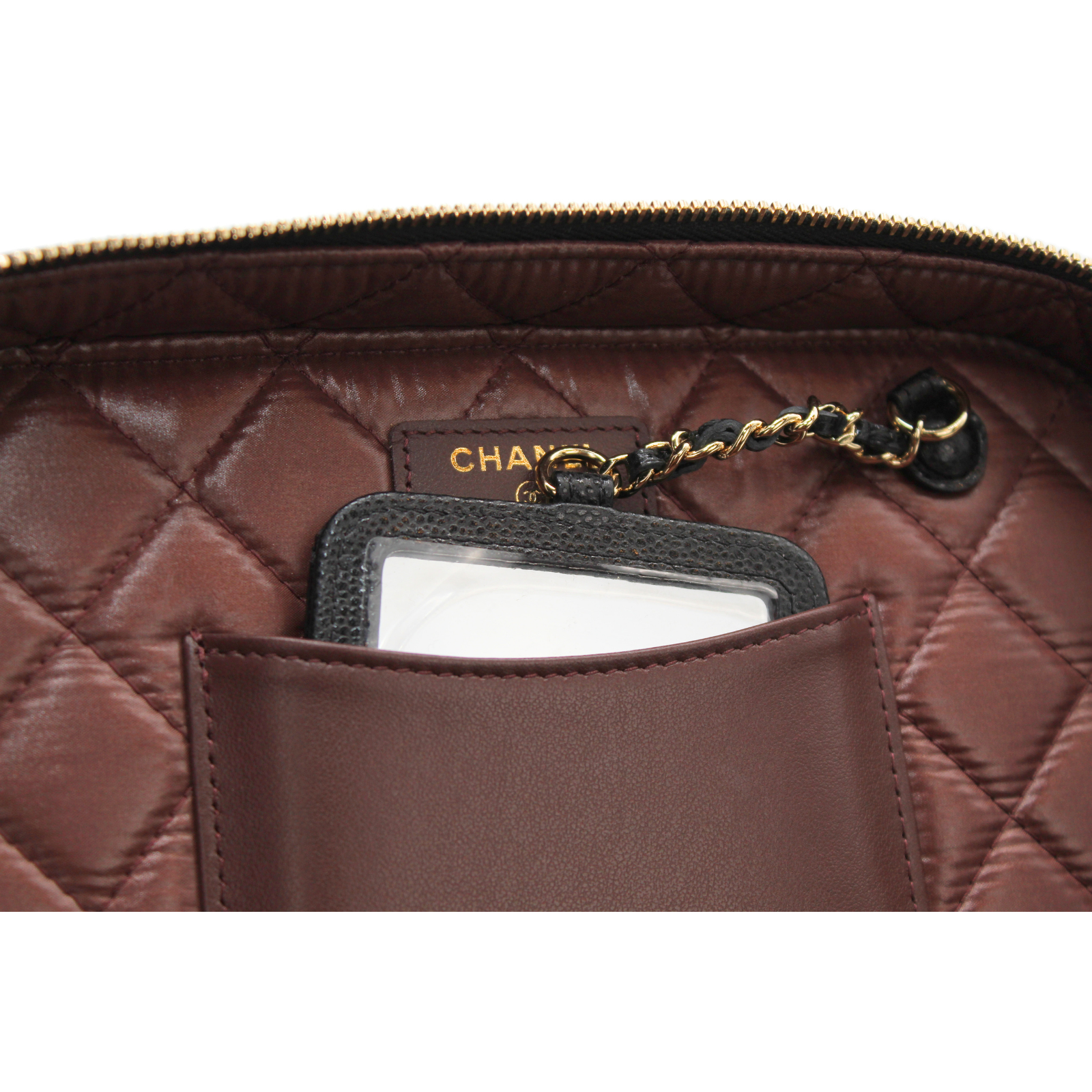 Timeless Classic Caviar Black Vanity Bag