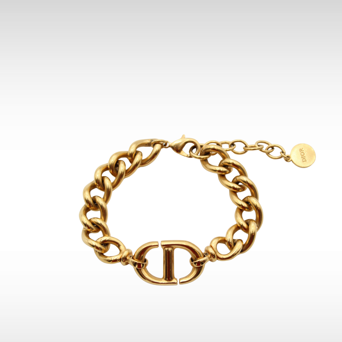 CD Navy Metal Bracelet