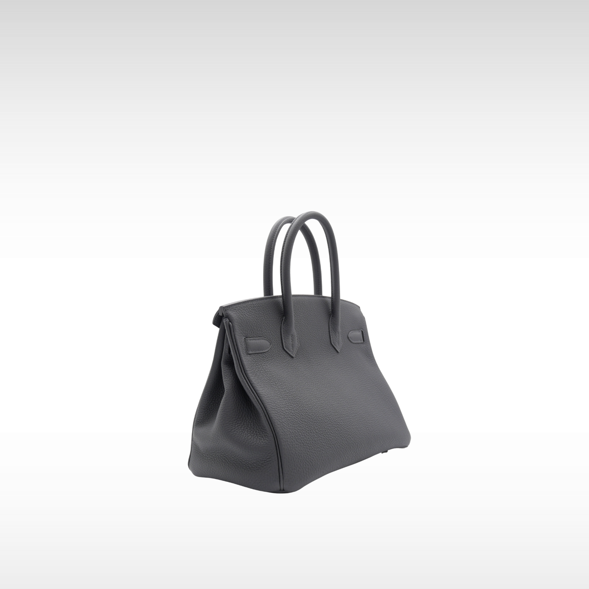 HERMES Birkin Togo Ardoise + Silver