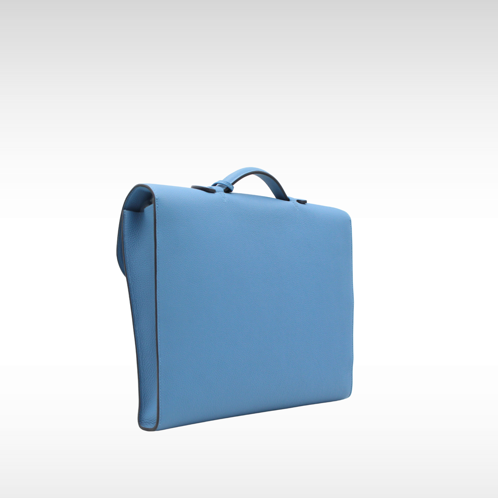 Sac A Depeches Light 37 Togo Azur Briefcase