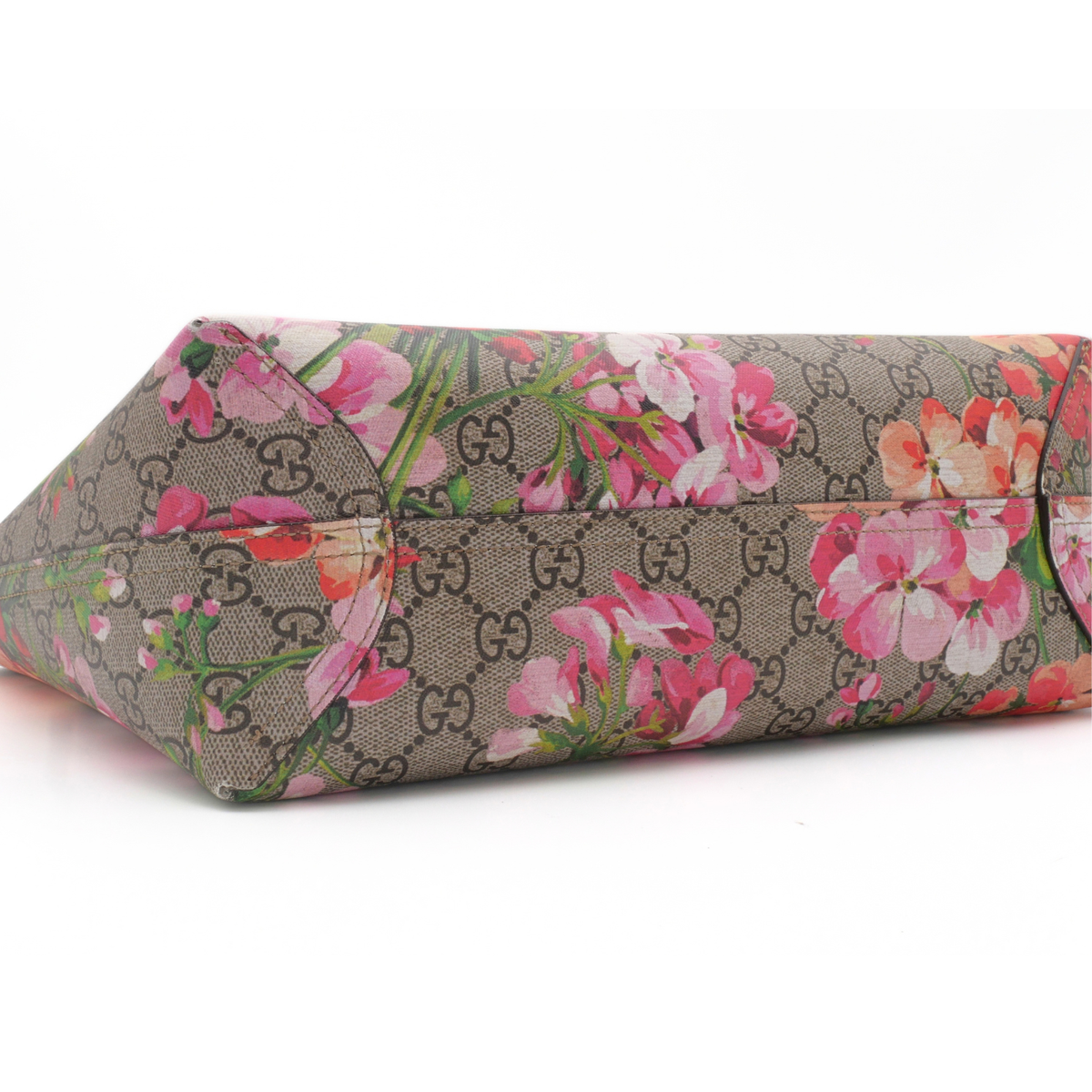 GG-Supreme Blooms Small Coated Canvas Tote Bag